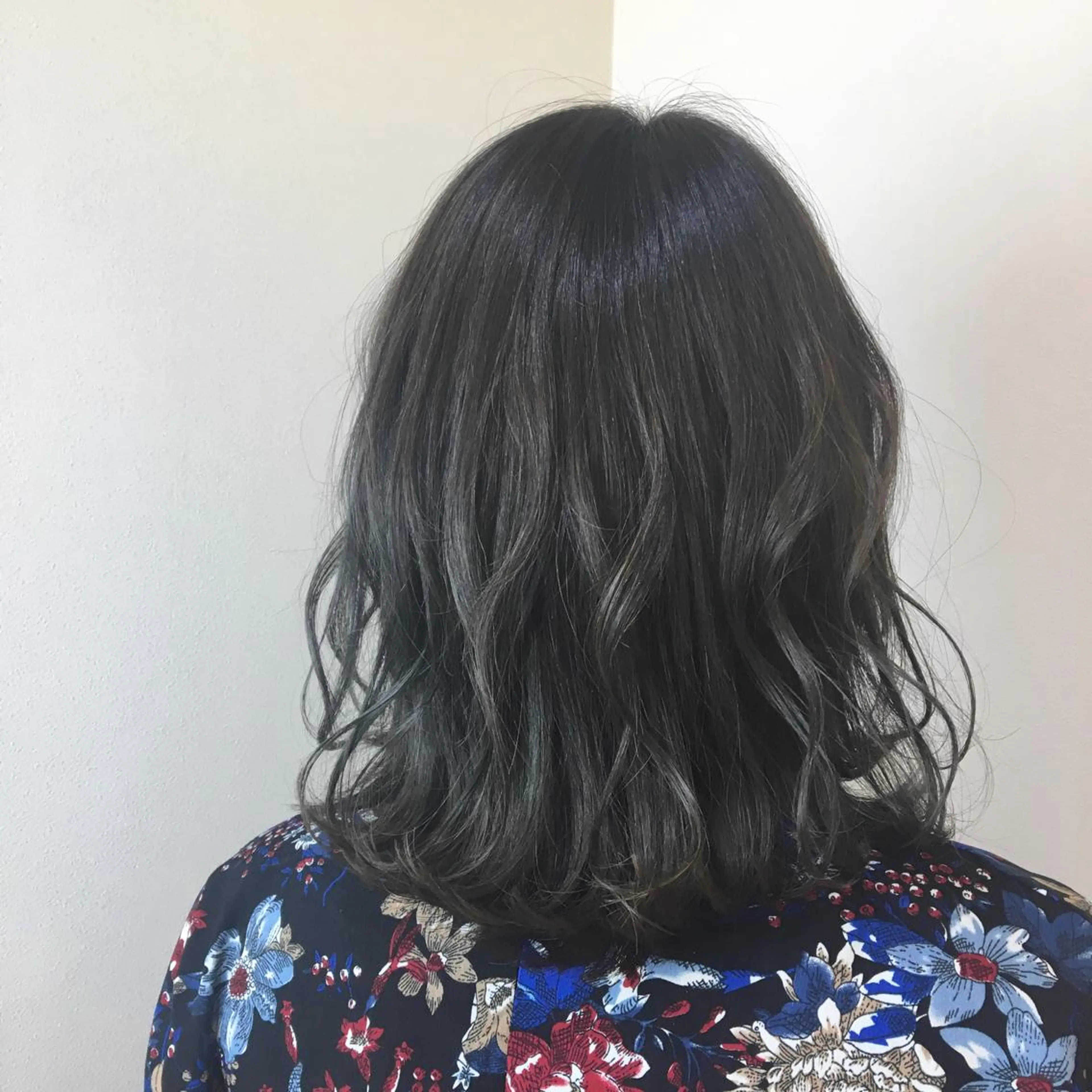 ミディアム ハイライト カット ヘッドスパ 髪質改善 頭身浴/ 中田のヘアスタイル