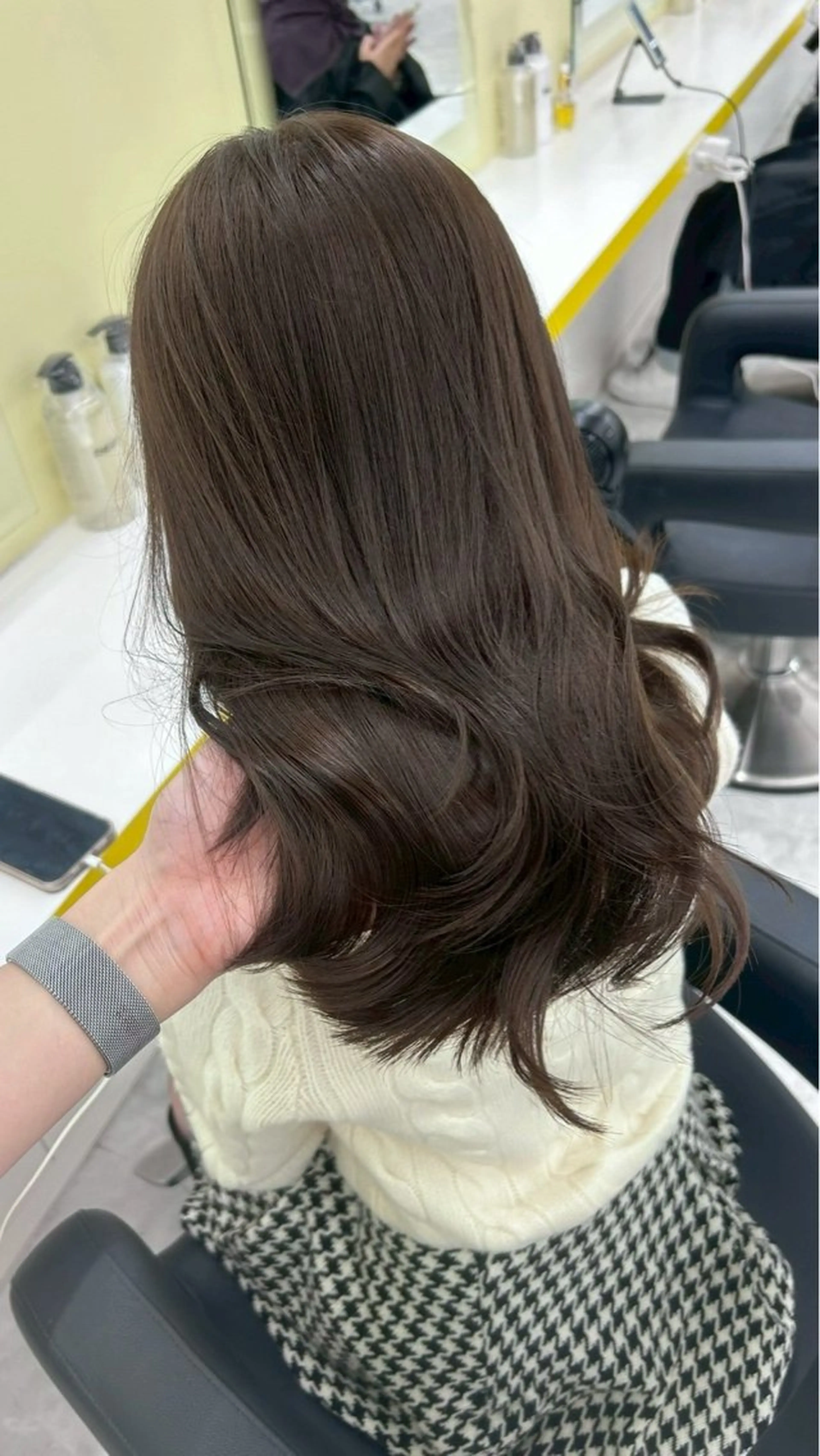 ロング カラー ヘアアレンジ カット ヘアカラー 透明感/ブラウン 🧸ミディアム🧸のヘアスタイル