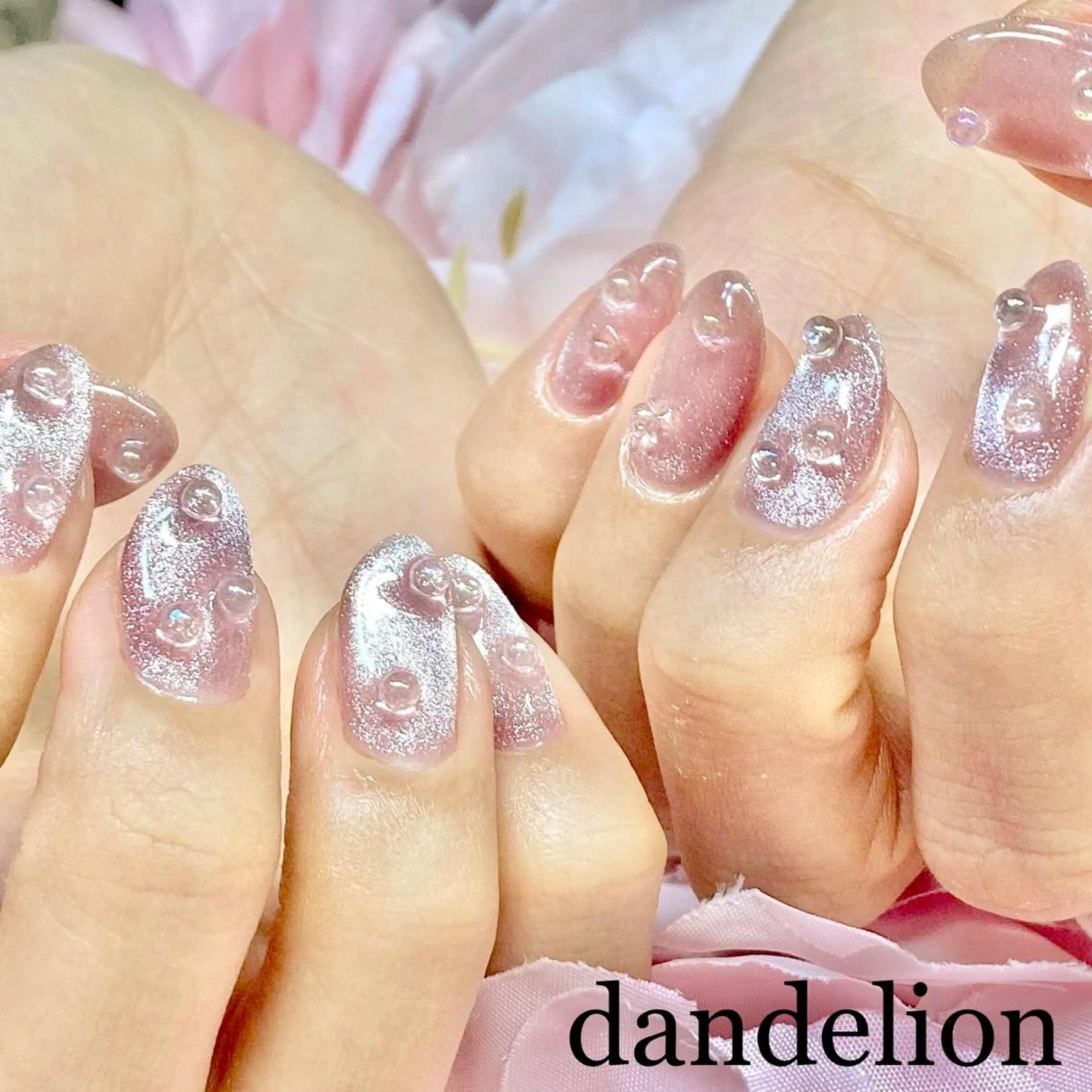 ネイル ハンドネイル ハンドケア dandelion ダンデライオンのネイルデザイン