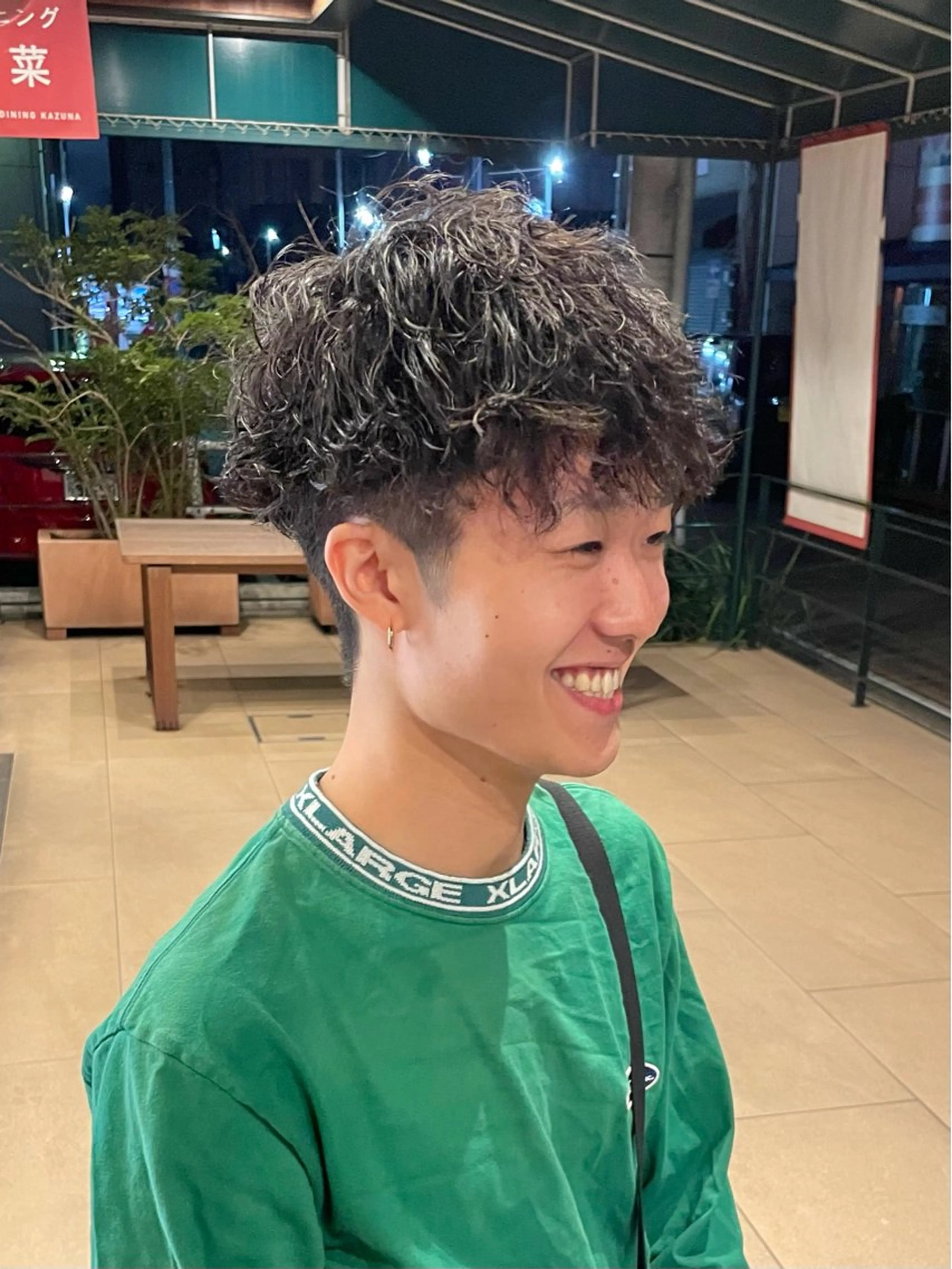 ショート パーマ メンズ grAt所属・森 真伊希のヘアスタイル