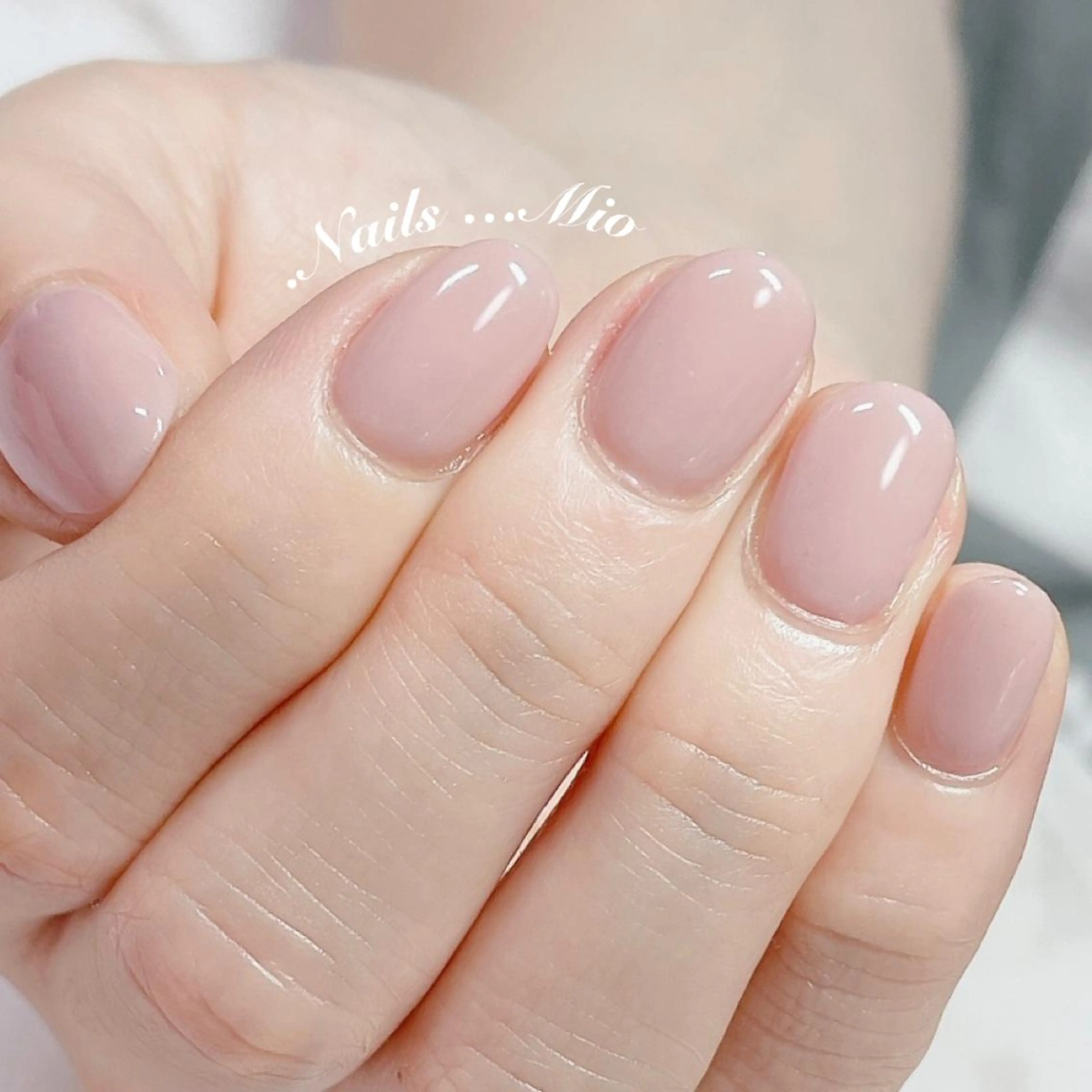 ネイル ジェルネイル ワンカラーネイル .Nails Mio 赤羽西ネイルサロンのネイルデザイン