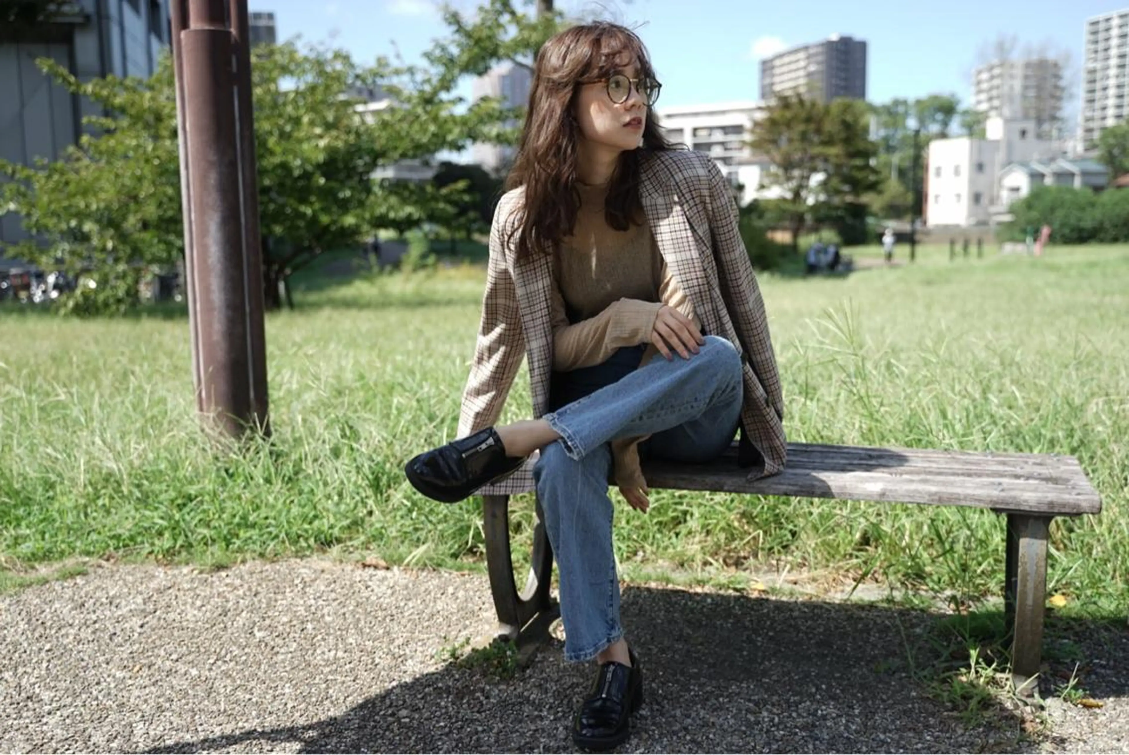 ミディアム 鈴木 絢奈のヘアスタイル