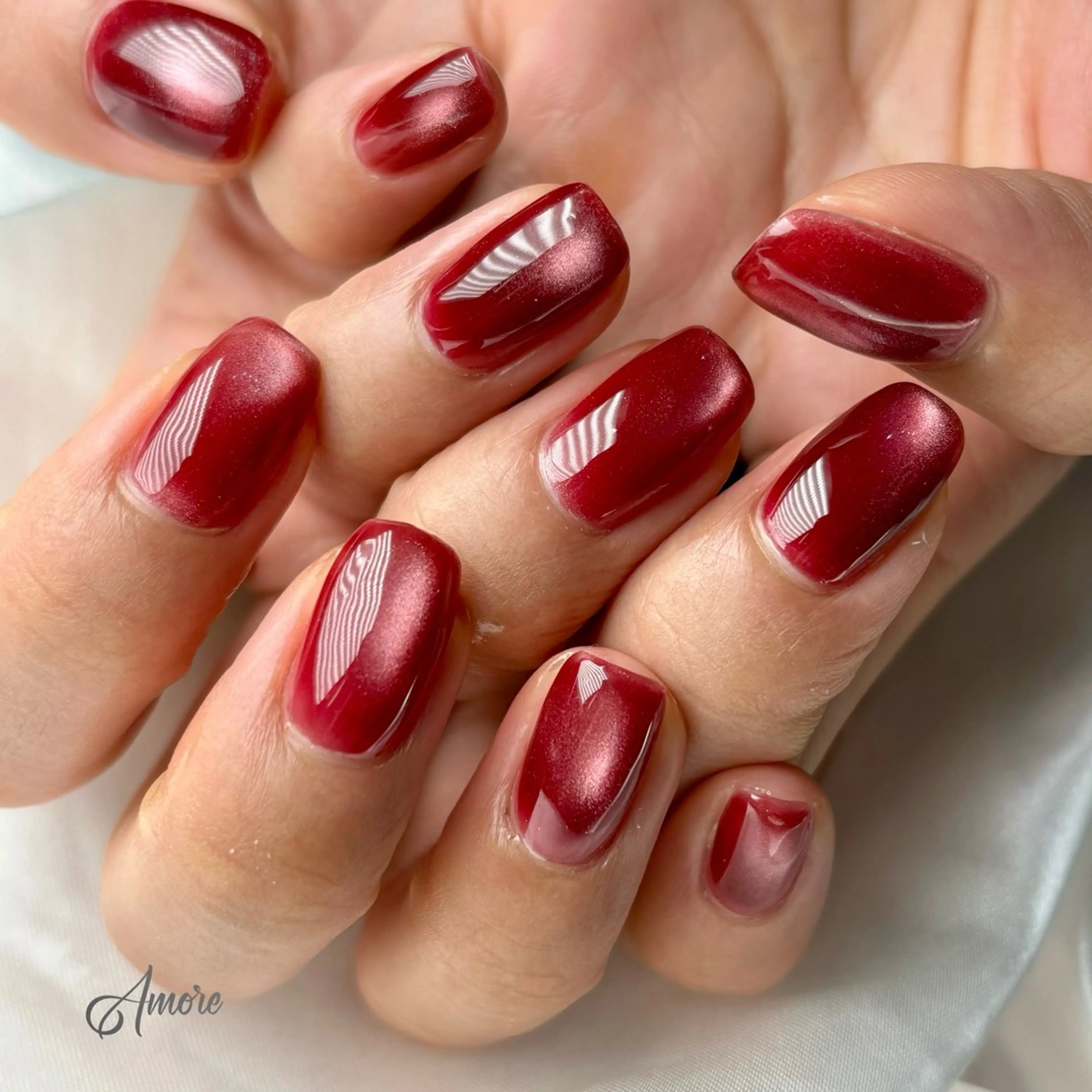 ネイル ジェルネイル キラキラネイル 韓国ネイル マグネットネイル パラジェル You kyehwaのネイルデザイン