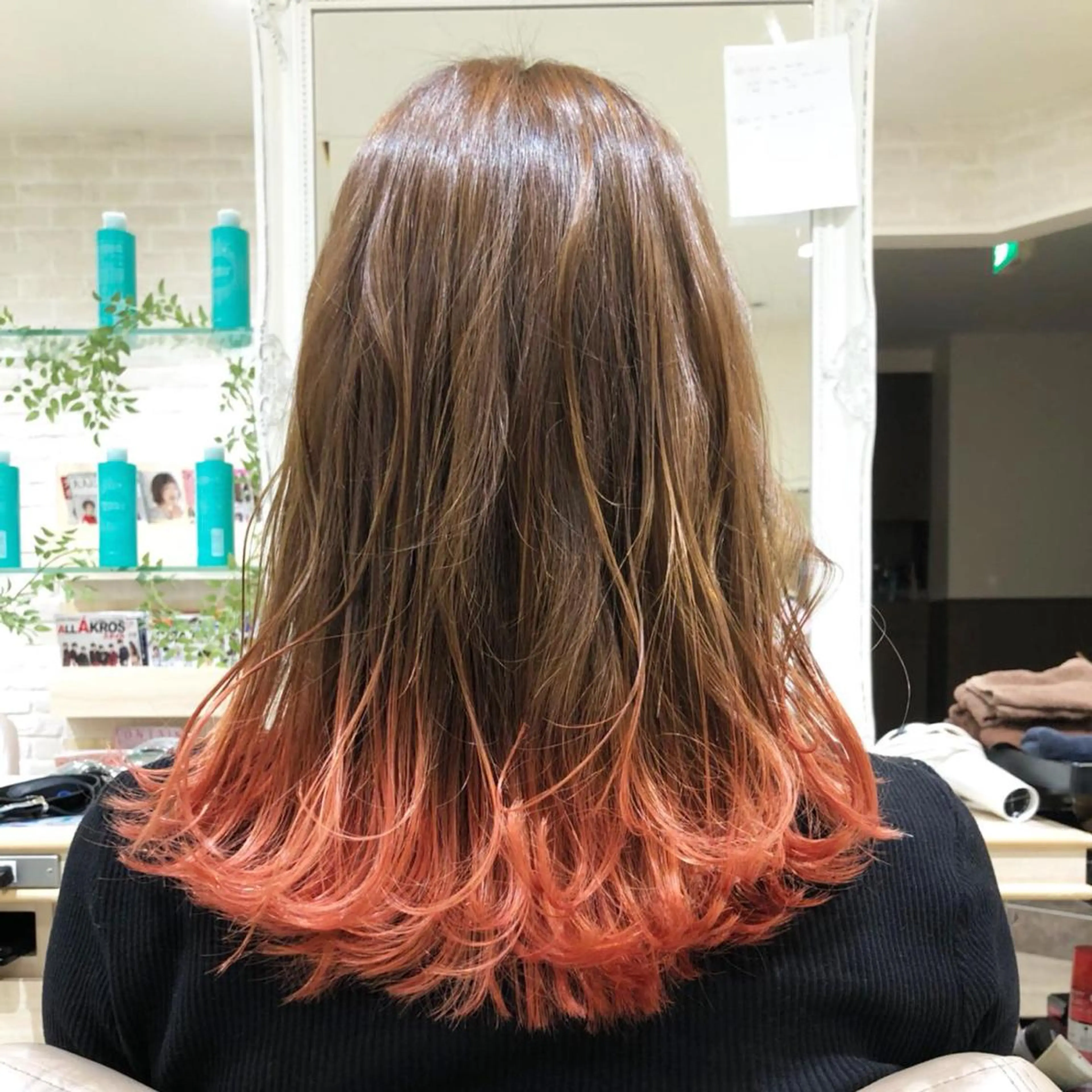 セミロング カラー Dears 香芝店所属・関 優希のヘアスタイル