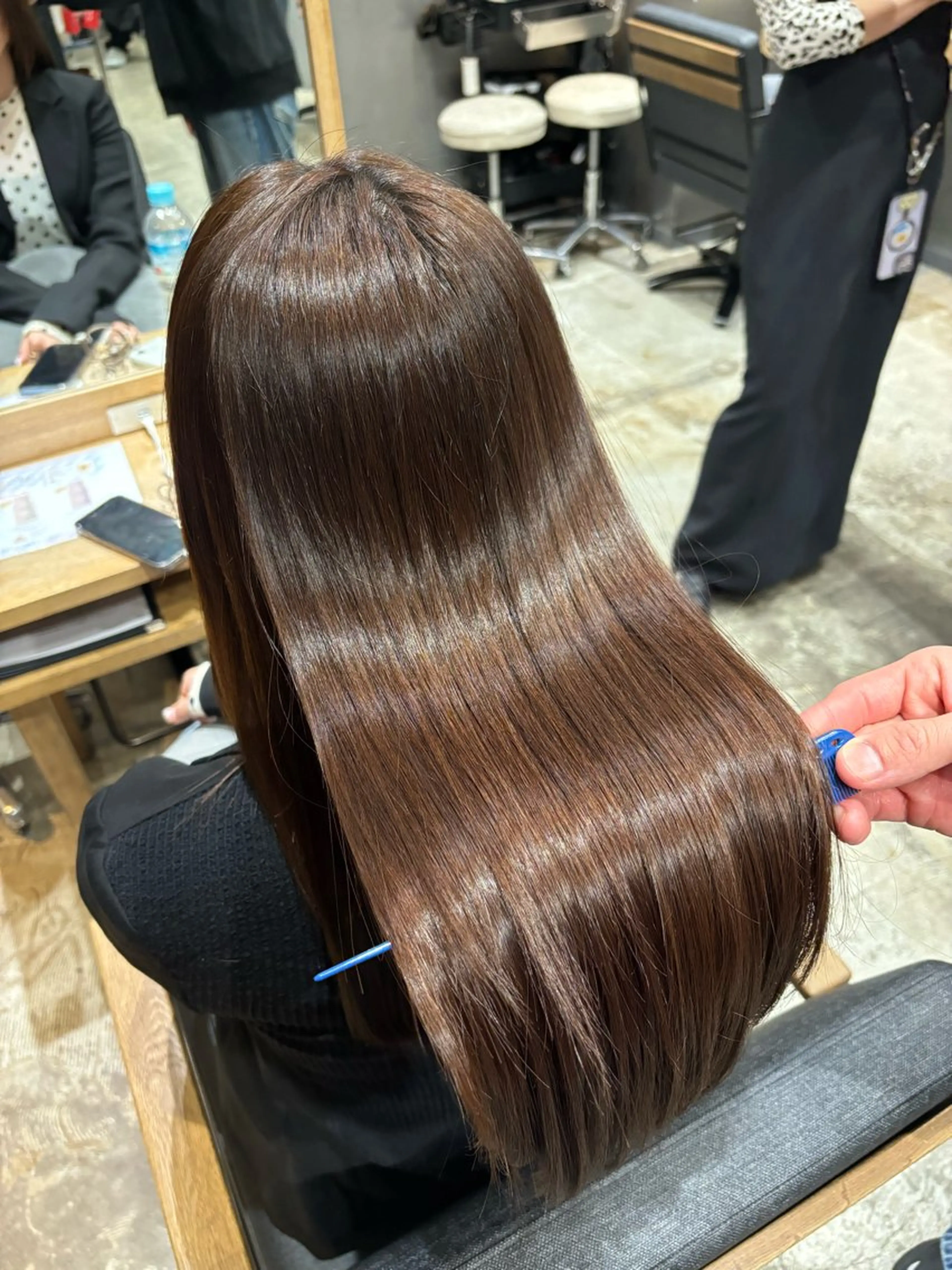 ロング 縮毛矯正 垣内 彩伽のヘアスタイル