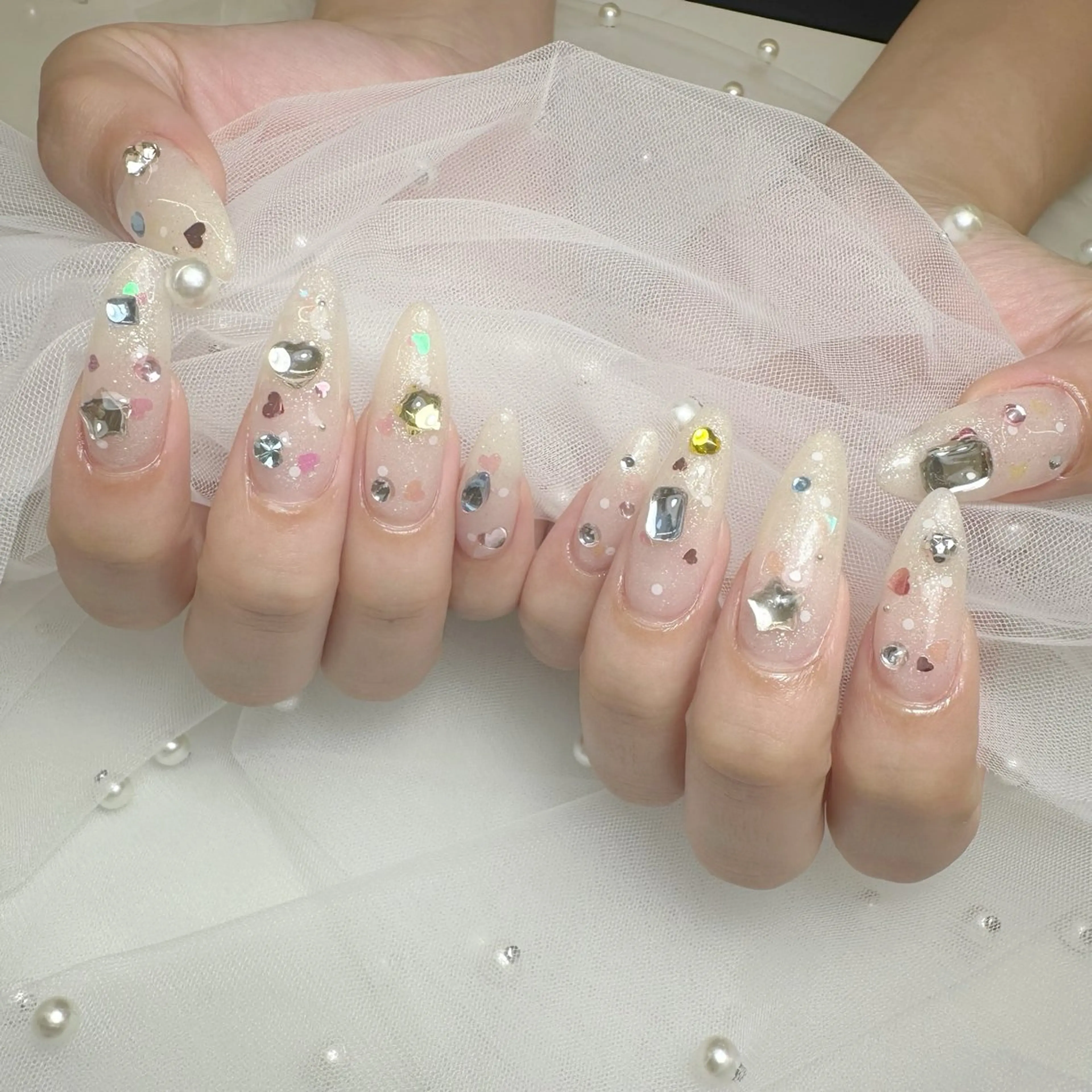 ネイル ハンドネイル nami🐰🎀 堺筋本町ネイルサロンのネイルデザイン