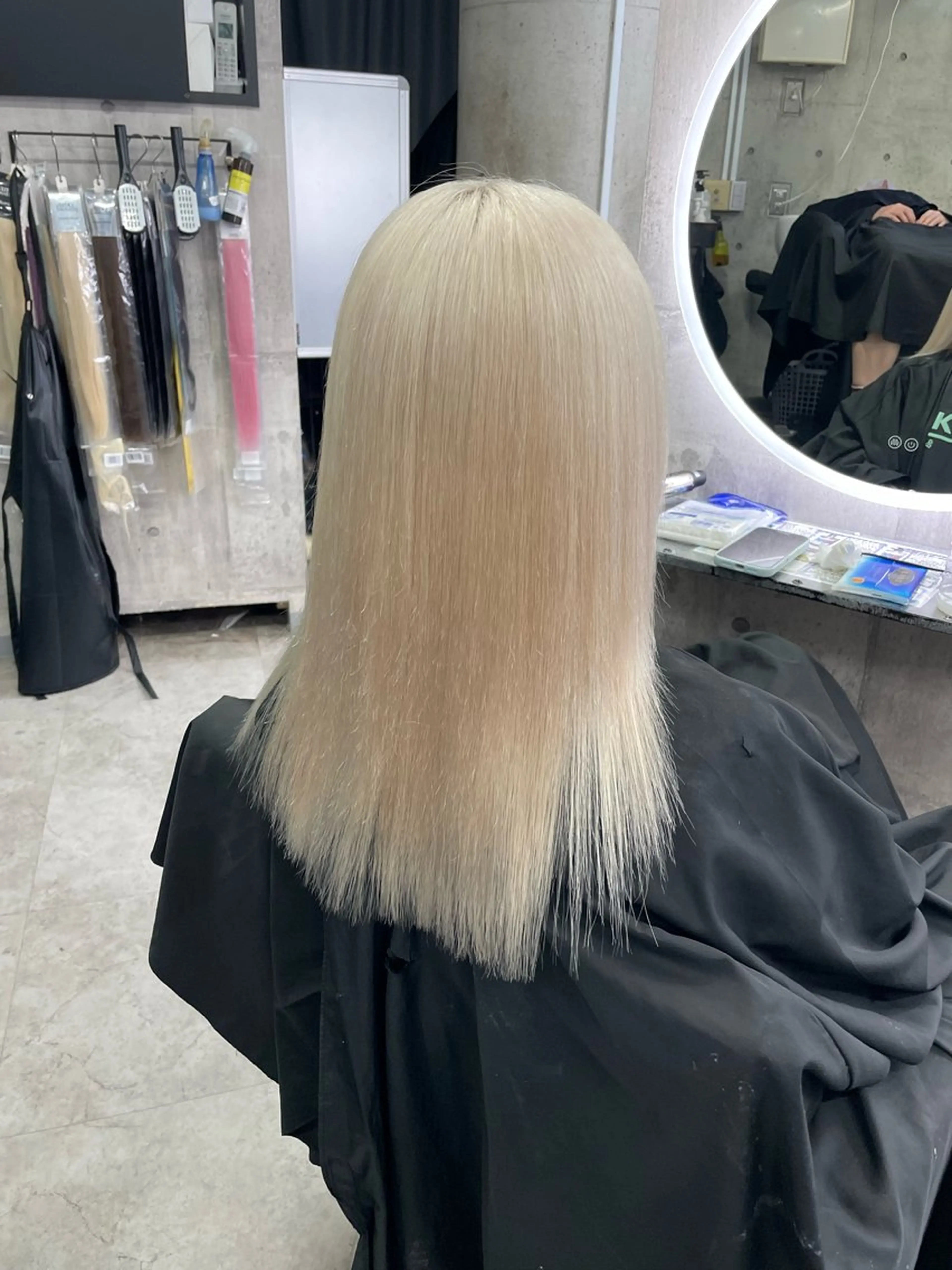 セミロング カラー カット ヘアカラー トリートメント 🌟ブリーチ/ボブ/ レイヤー渋谷☀️のヘアスタイル