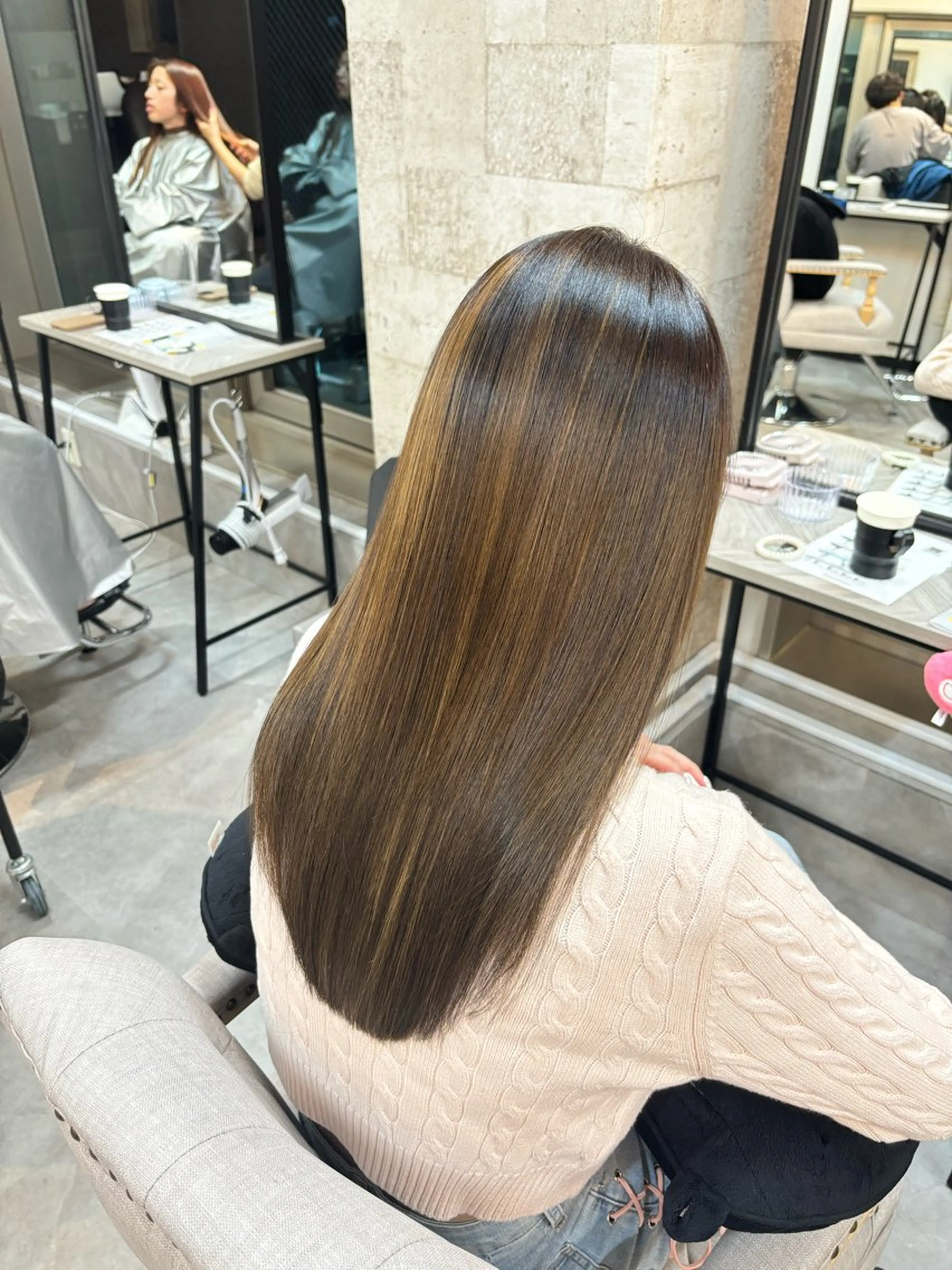 ロング 縮毛矯正 髪質改善🎀カノンのヘアスタイル