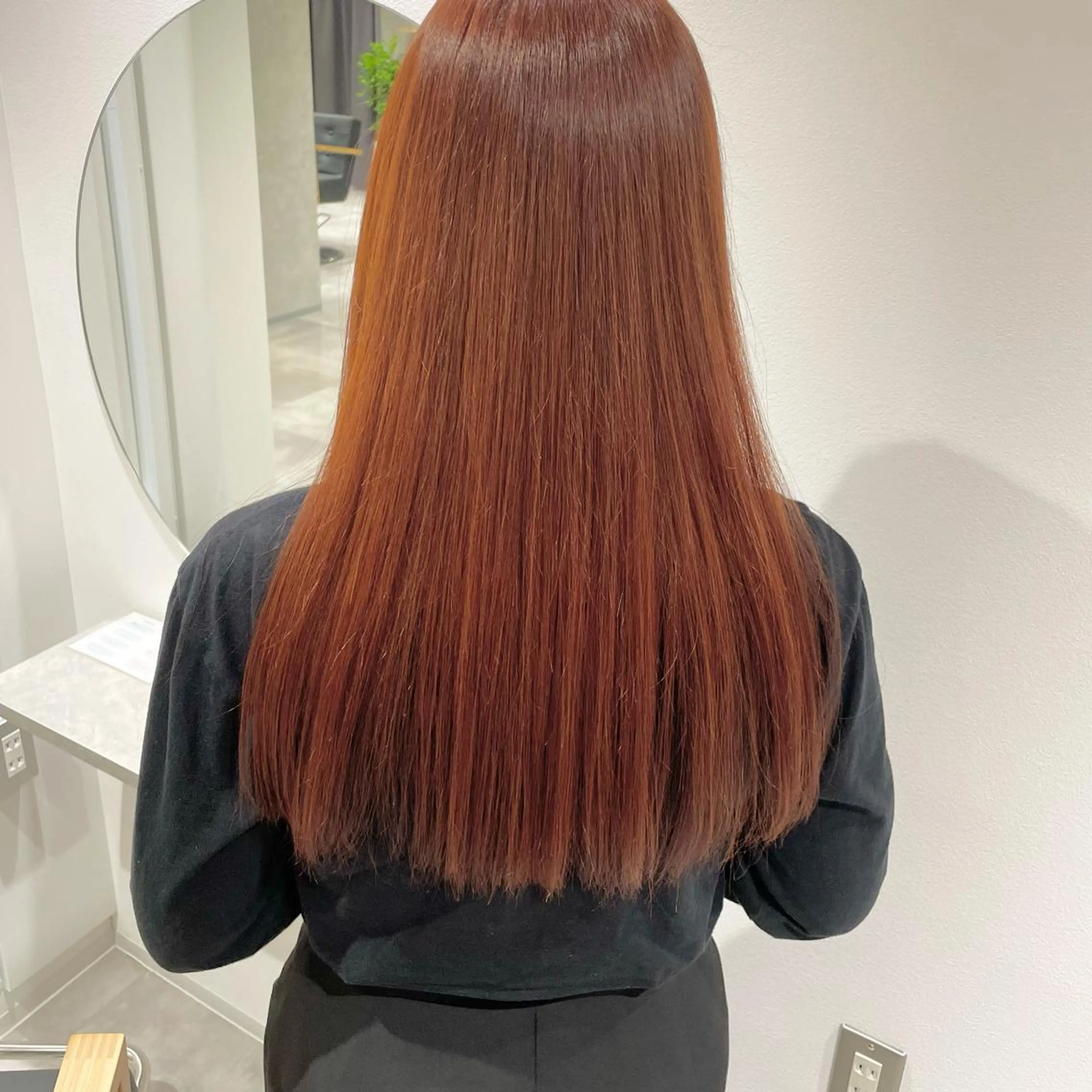 ロング カラー カット ヘアカラー トリートメント 🍊暖色×顔周り 🍊cocoroのヘアスタイル