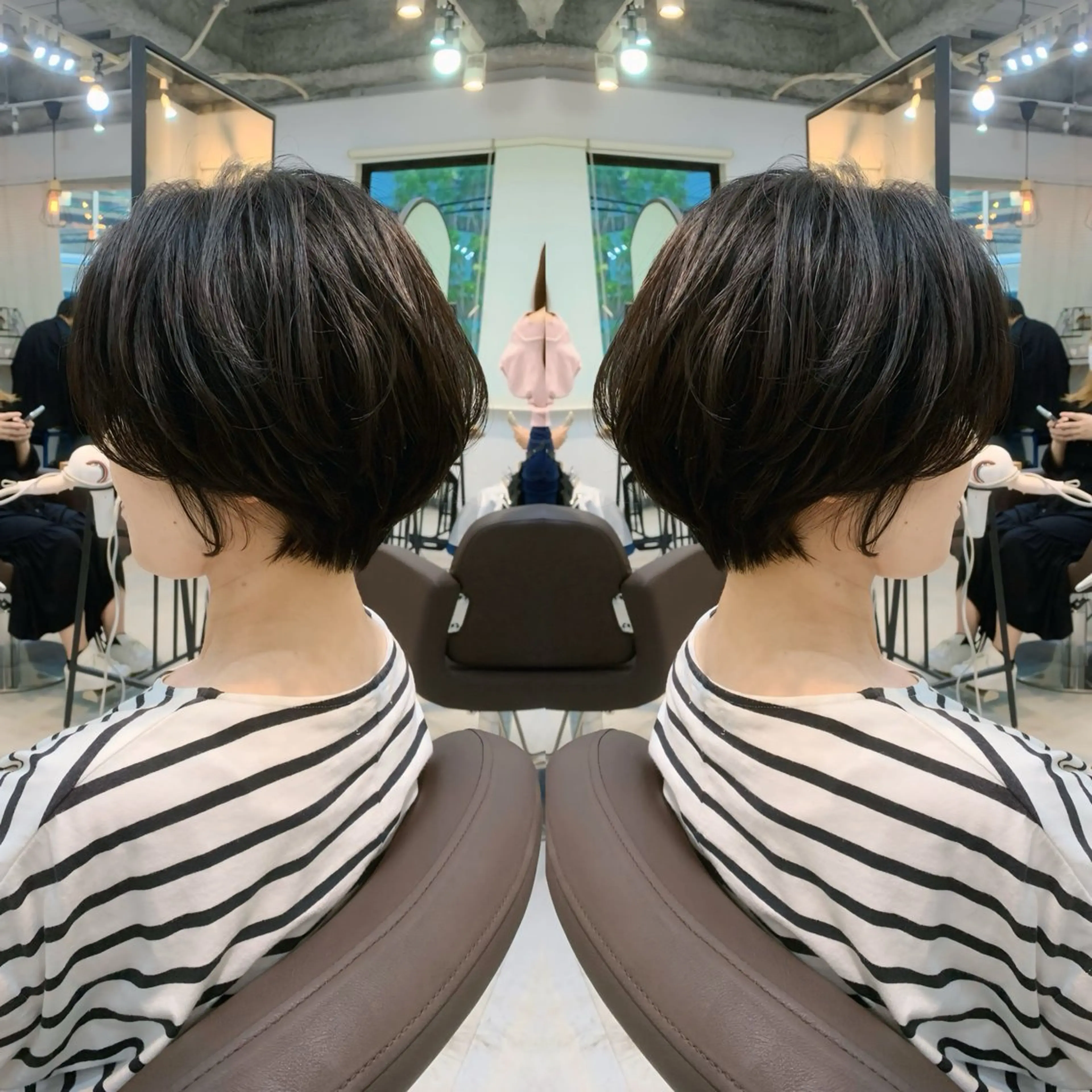 ショート カラー カット ヘアカラー トリートメント 前田 健太のヘアスタイル