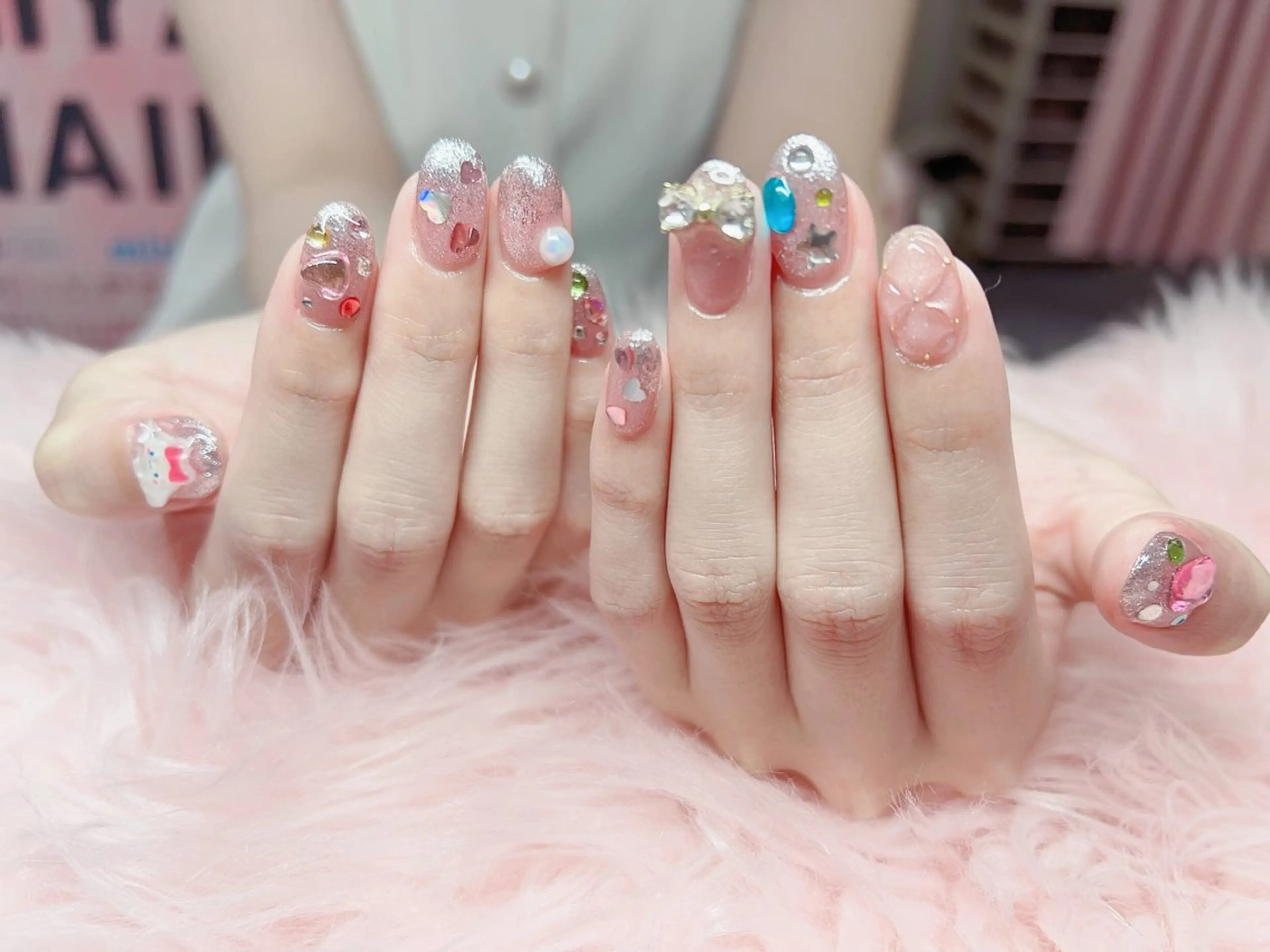 ネイル ハンドネイル ハンドケア 💜MIYA nail鶴見店のネイルデザイン