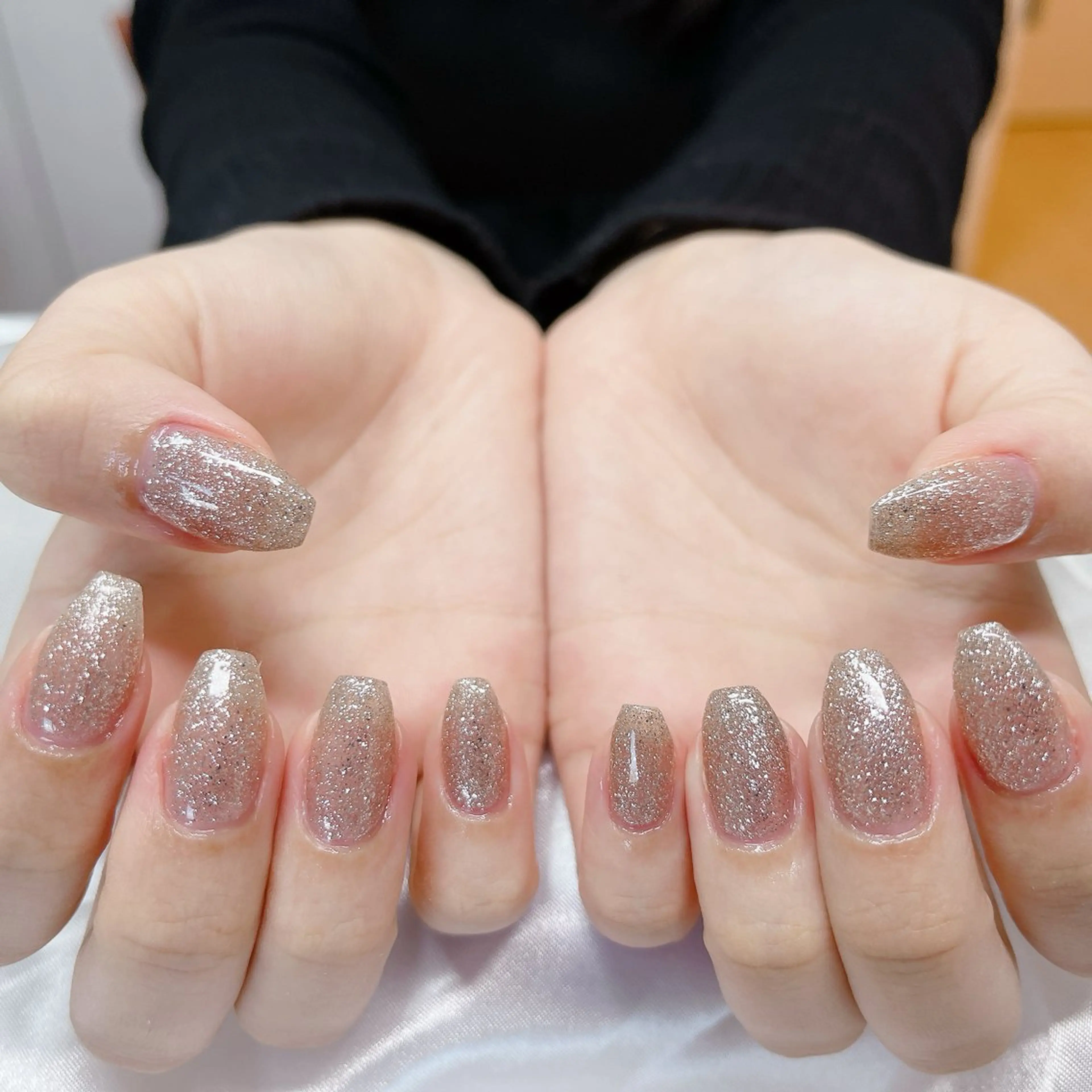 ネイル ラメ(グリッター) ワンカラーネイル Smile Nail Roomのネイルデザイン