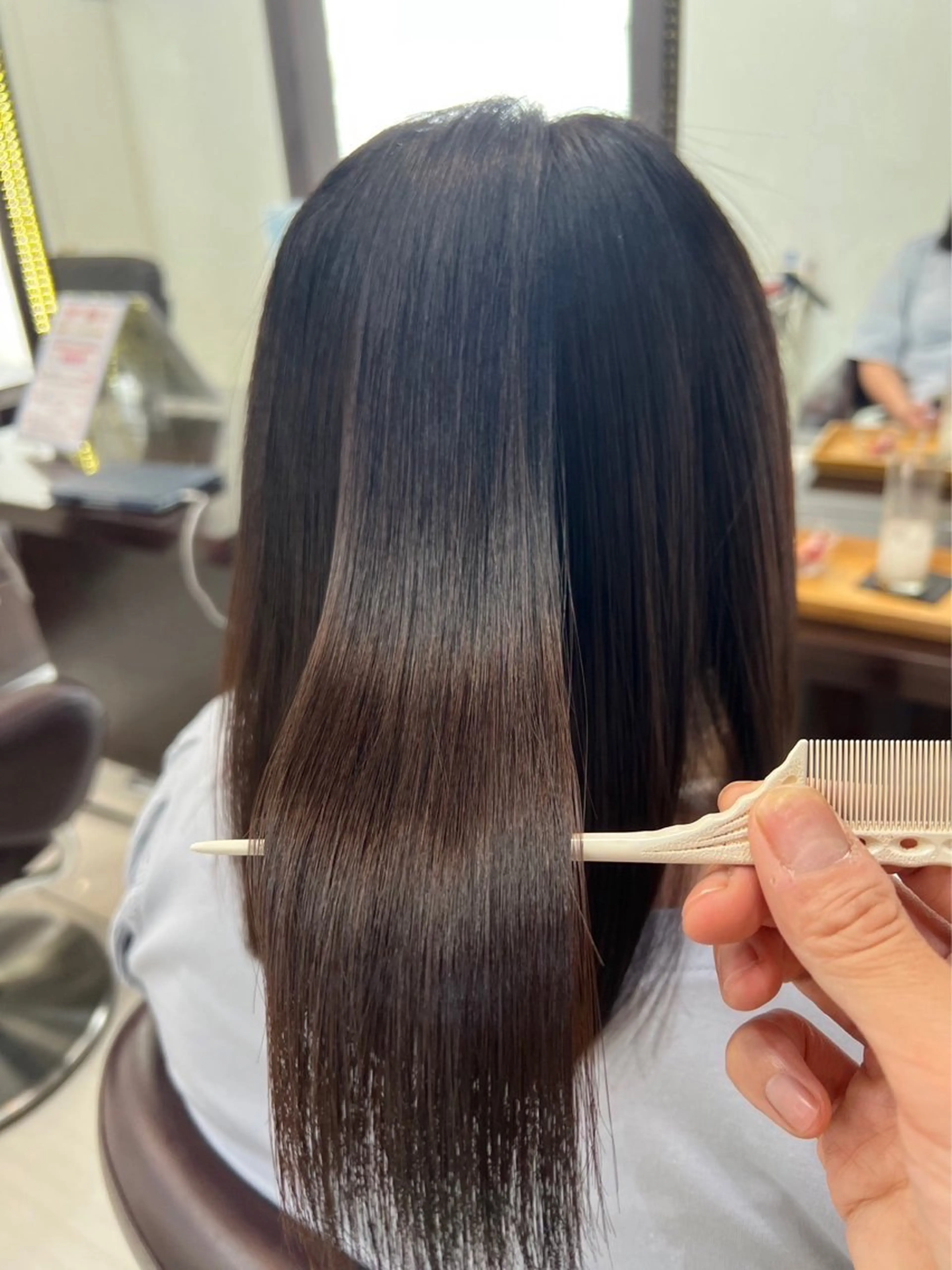 セミロング カラー カット ヘアカラー トリートメント 【髪質改善×カラー】 QUALIS沓掛貴浩のヘアスタイル