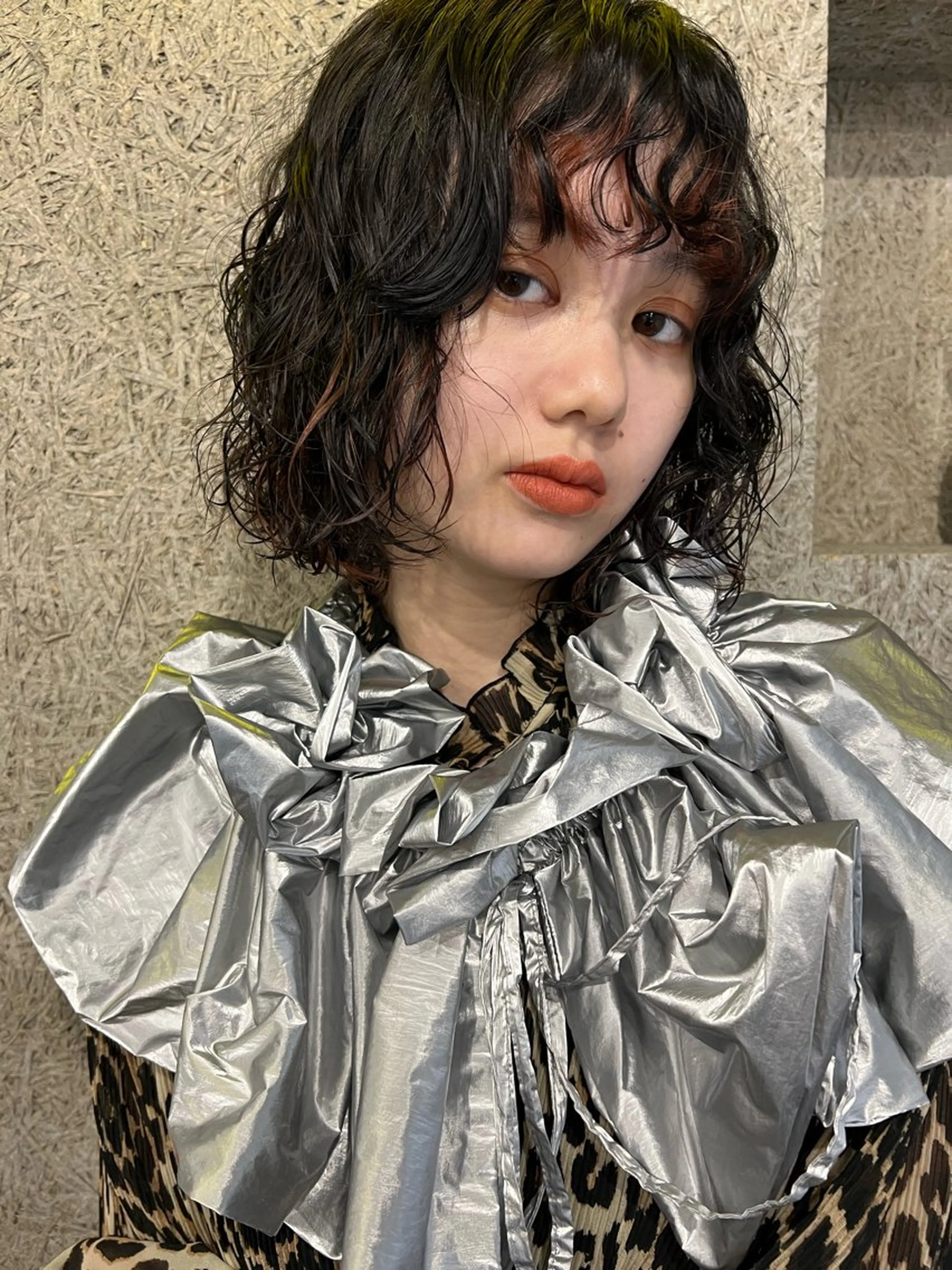 ミディアム パーマ eim AYUKAのヘアスタイル