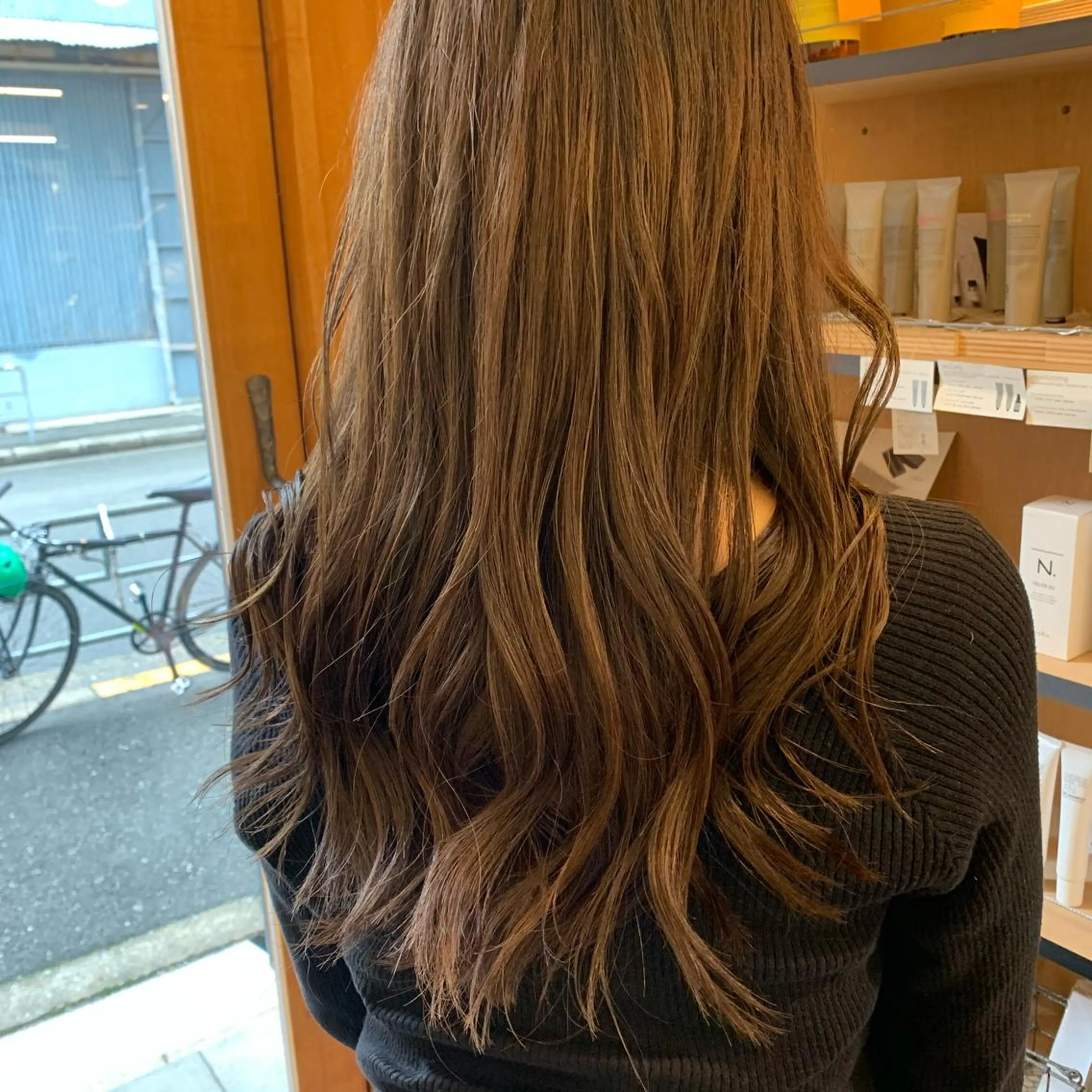 ロング カット ヘアカラー トリートメント 艶髪color💎髪 質改善ストレート大吉のヘアスタイル