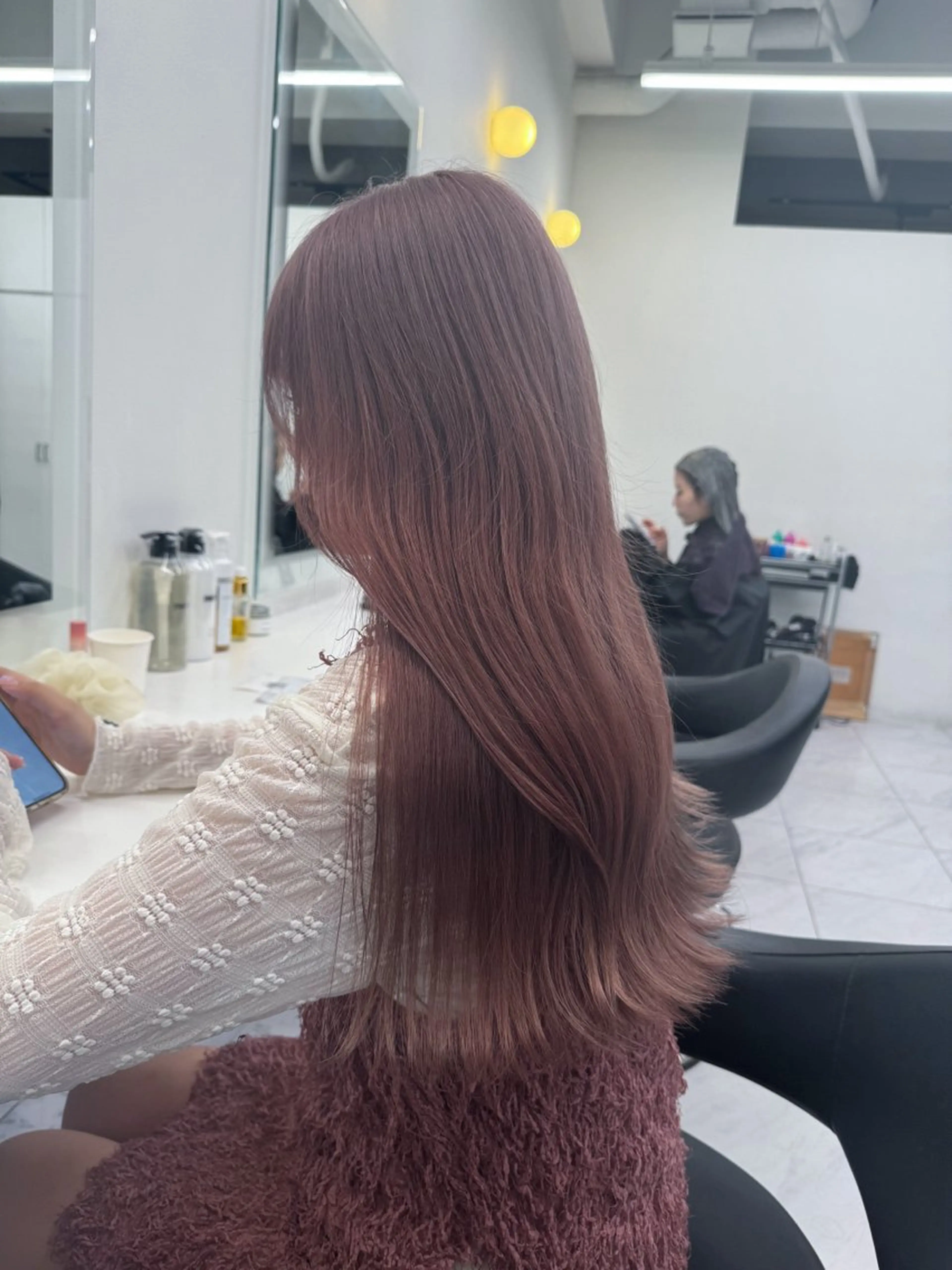 ロング カラー ヘアアレンジ Over hair_ misakiのヘアスタイル