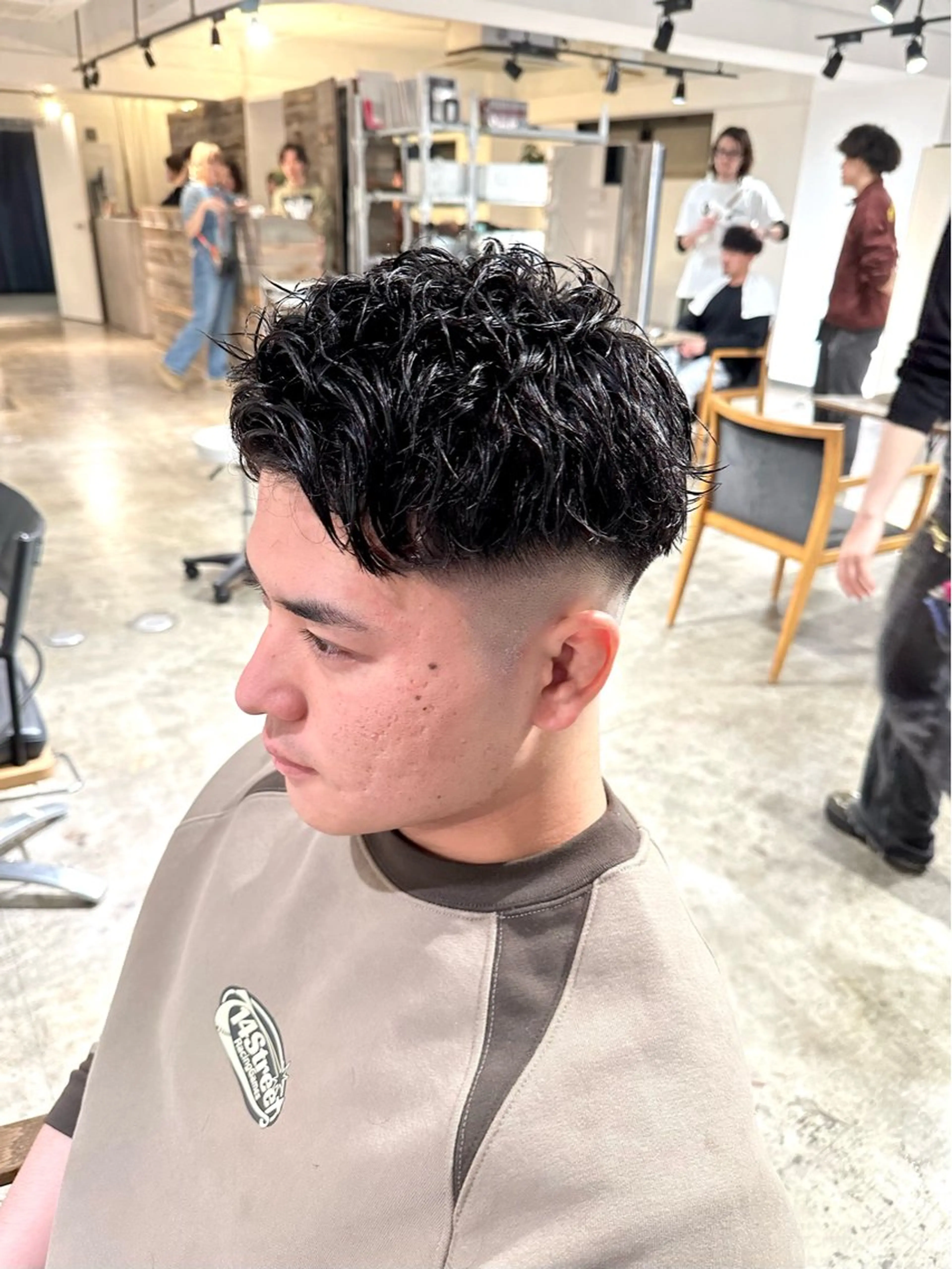 メンズ フェードカット メンズパーマ スキンフェード カット 骨格補正施術/メンズ 専門美容師/YUYAのヘアスタイル