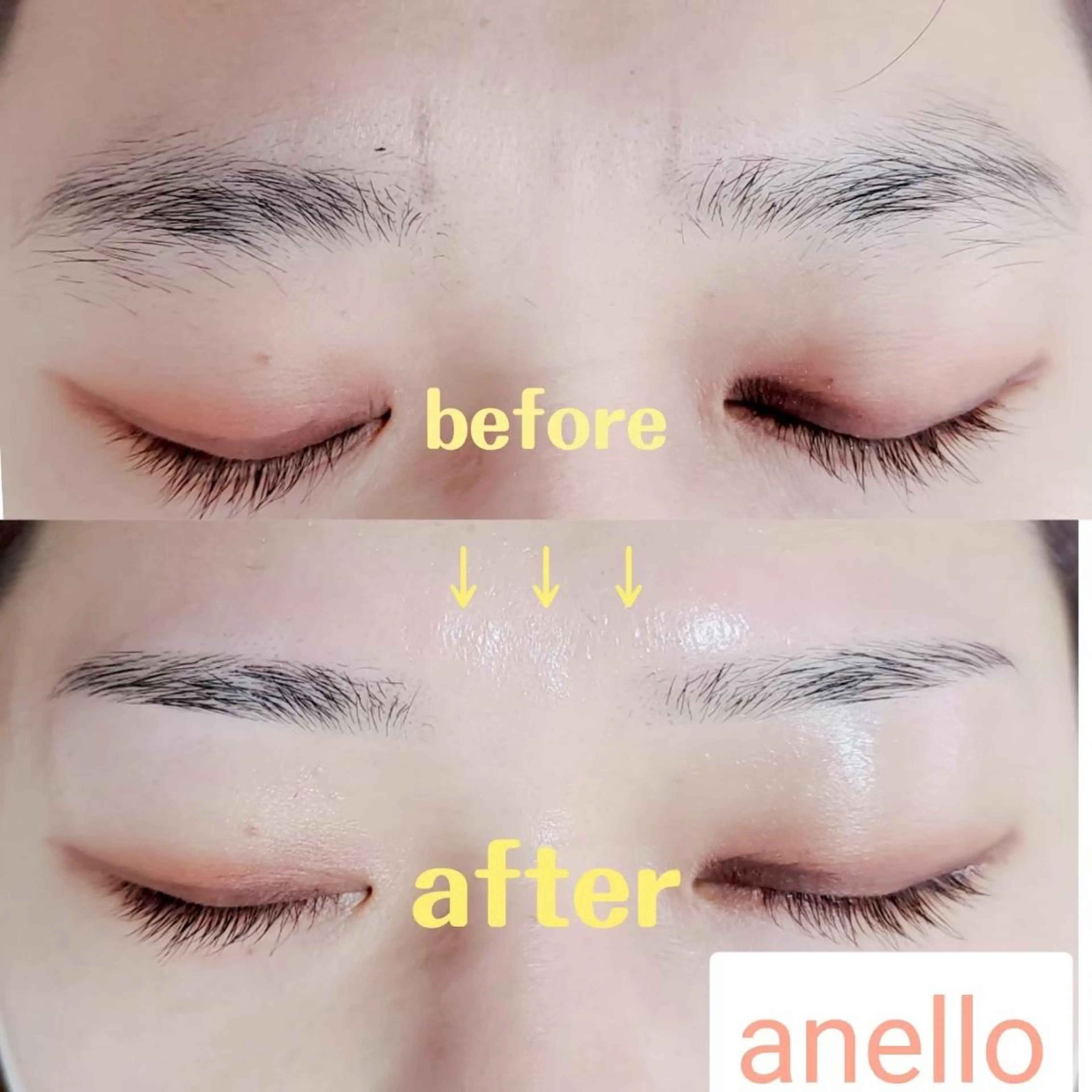 アイブロウ Megu. anelloのマツエク・マツパデザイン