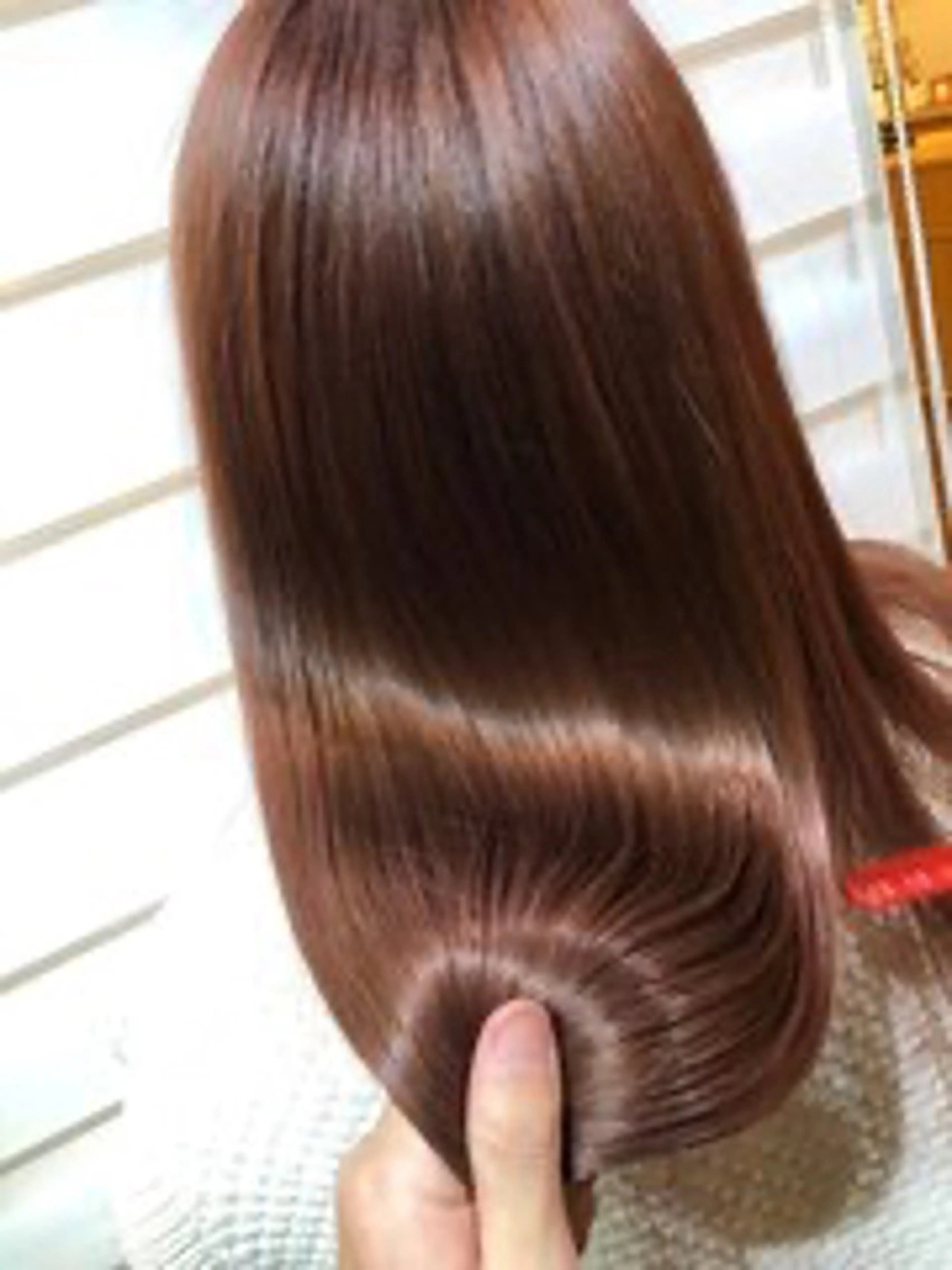 【クセ・うねり解消】縮毛矯正＋カット＋艶フルカラー　¥13,750の写真