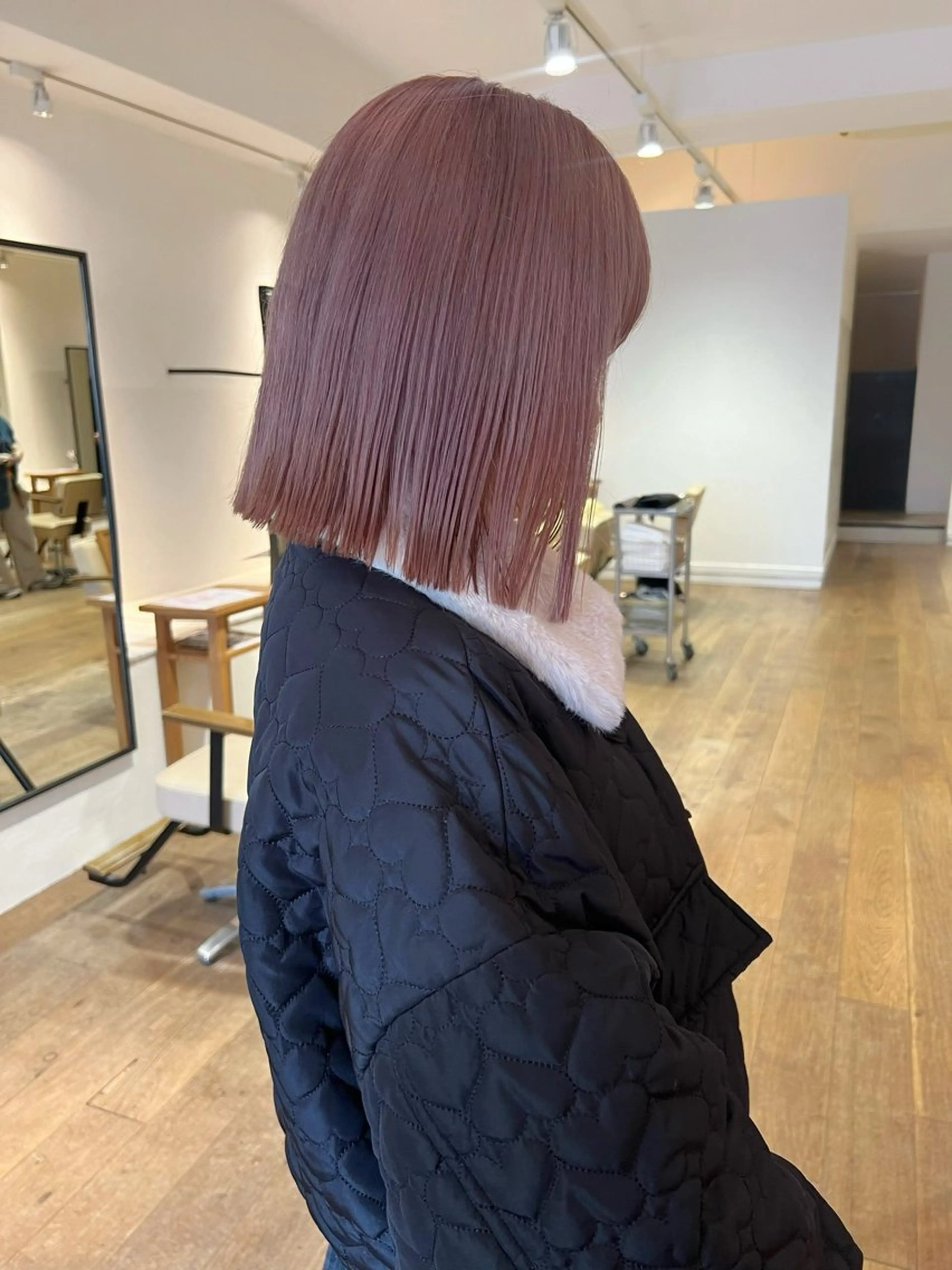 ミディアム カラー KNACK/天王寺 美容室/レイヤーのヘアスタイル