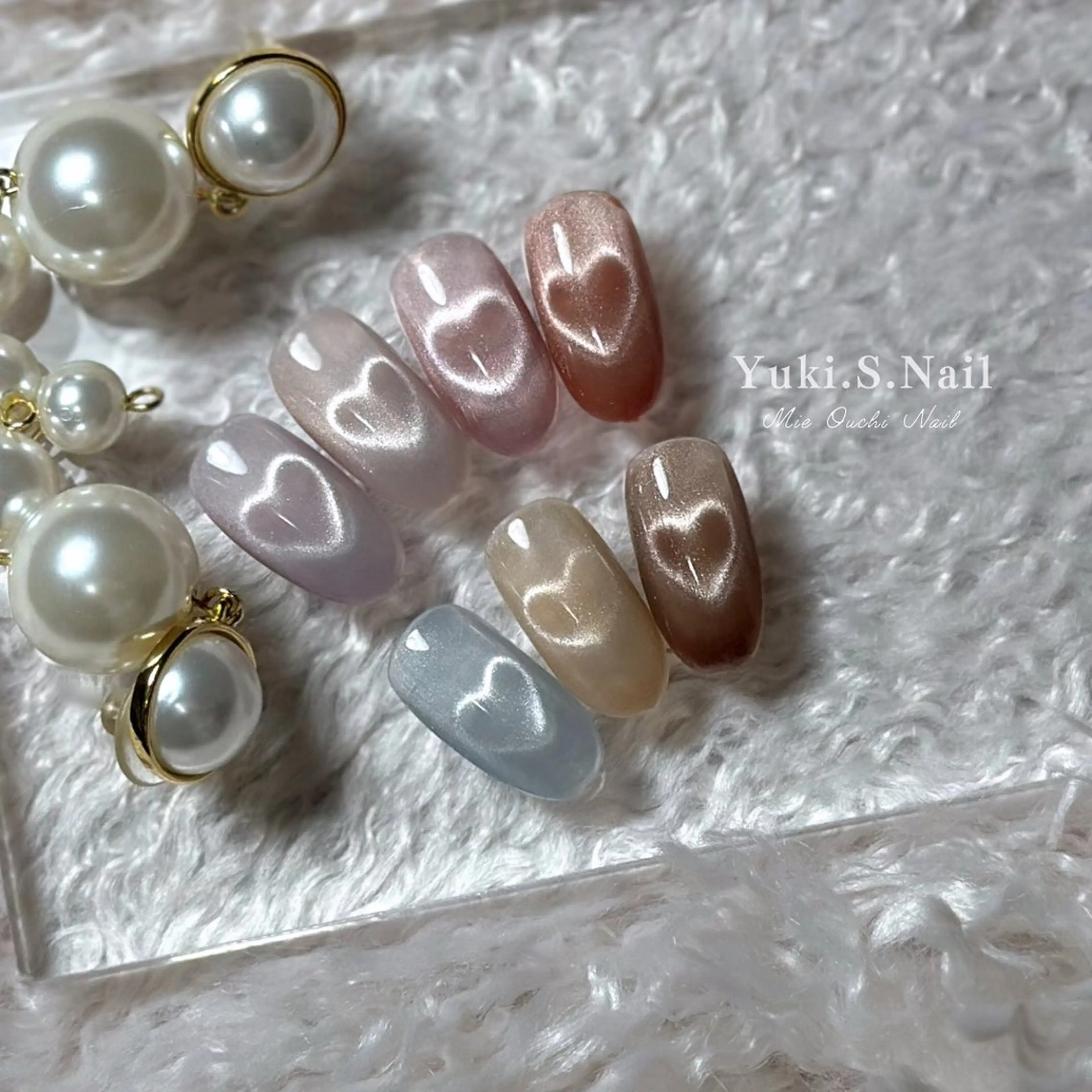 ショート 韓国風ヘア Yuki S.Nailのネイルデザイン