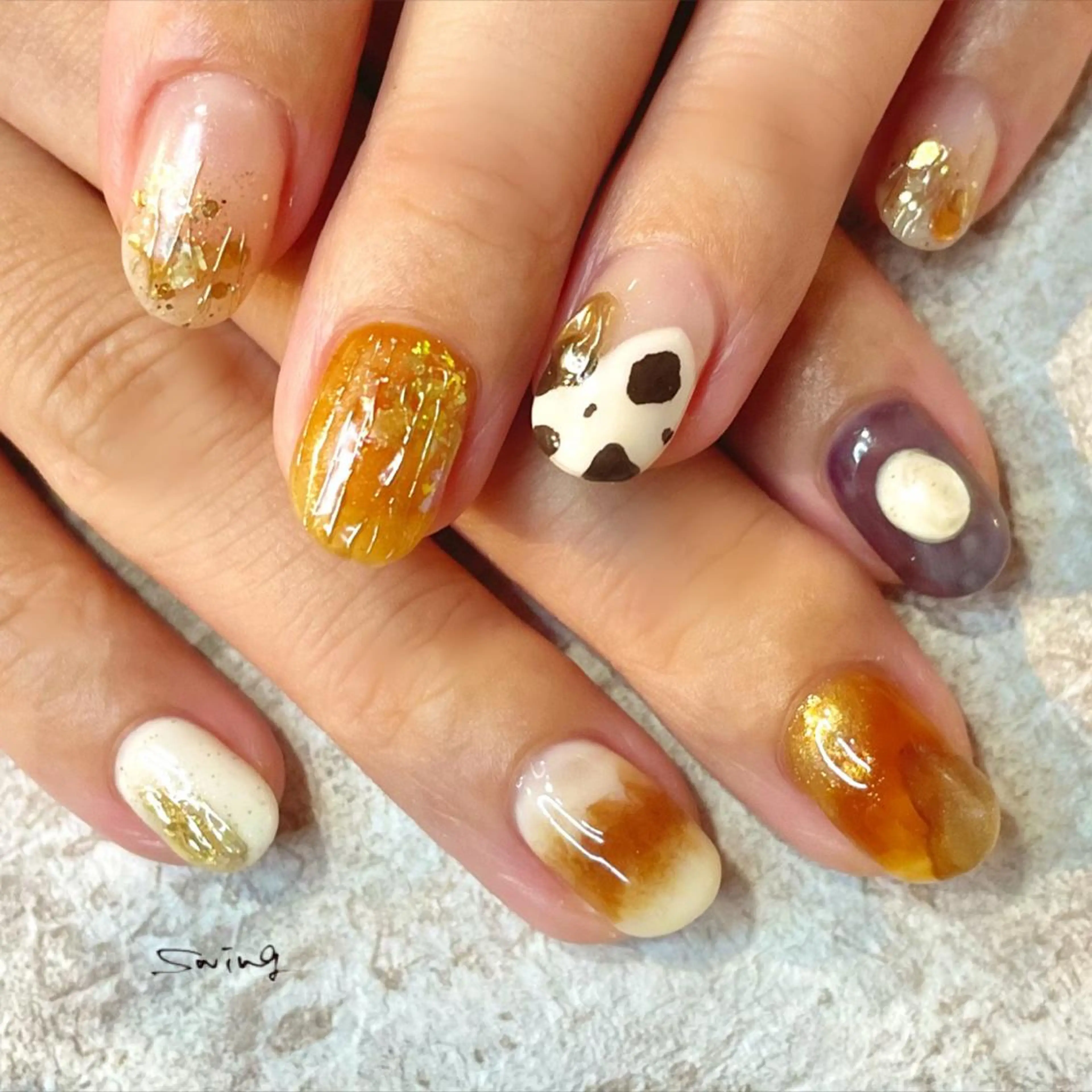 ネイル ニュアンスネイル ハンドネイル SWING Nail Salon所属・Yoshida Takakoのネイルデザイン