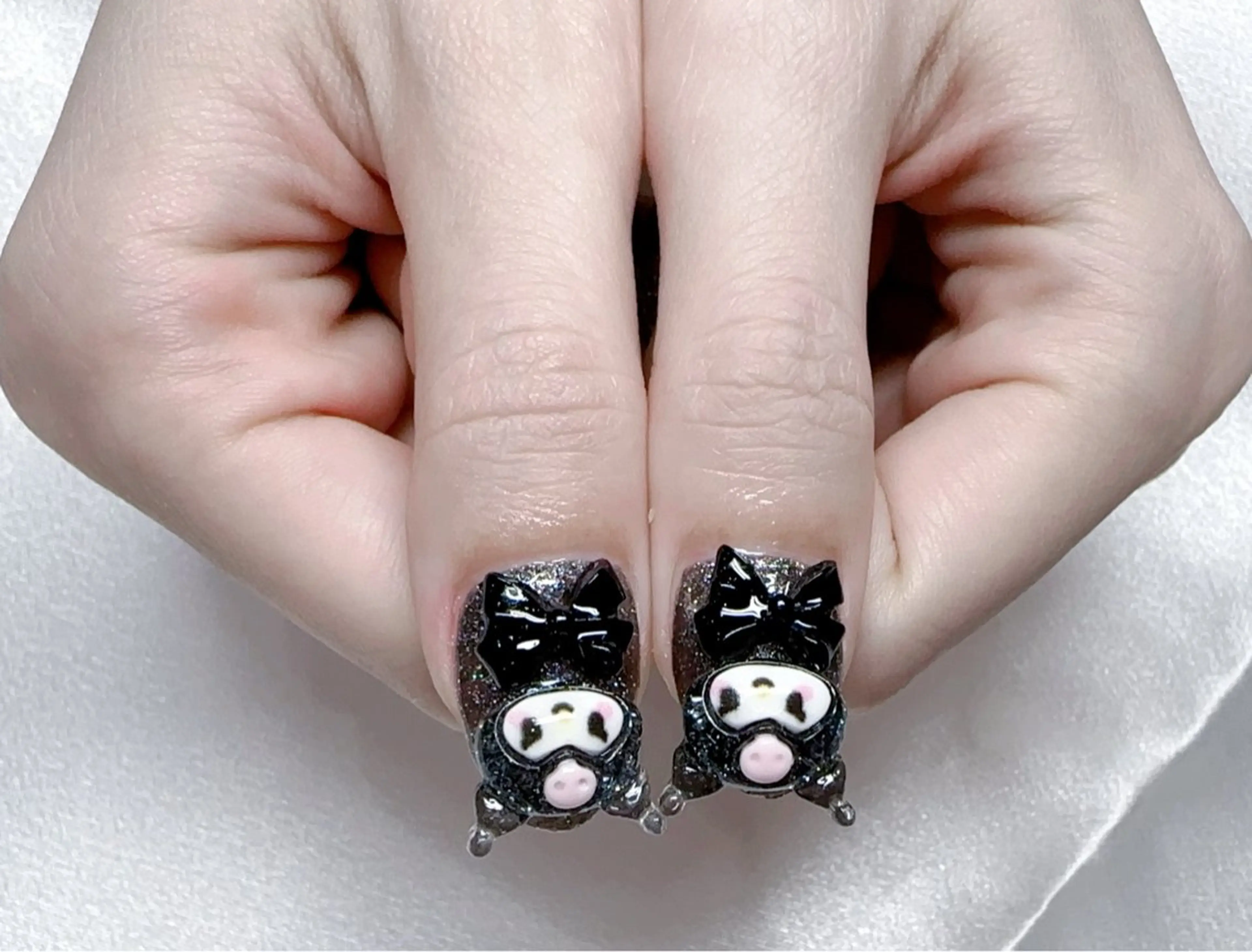 ネイル ハンドネイル Kaka_ パラジェル、長さだしのネイルデザイン