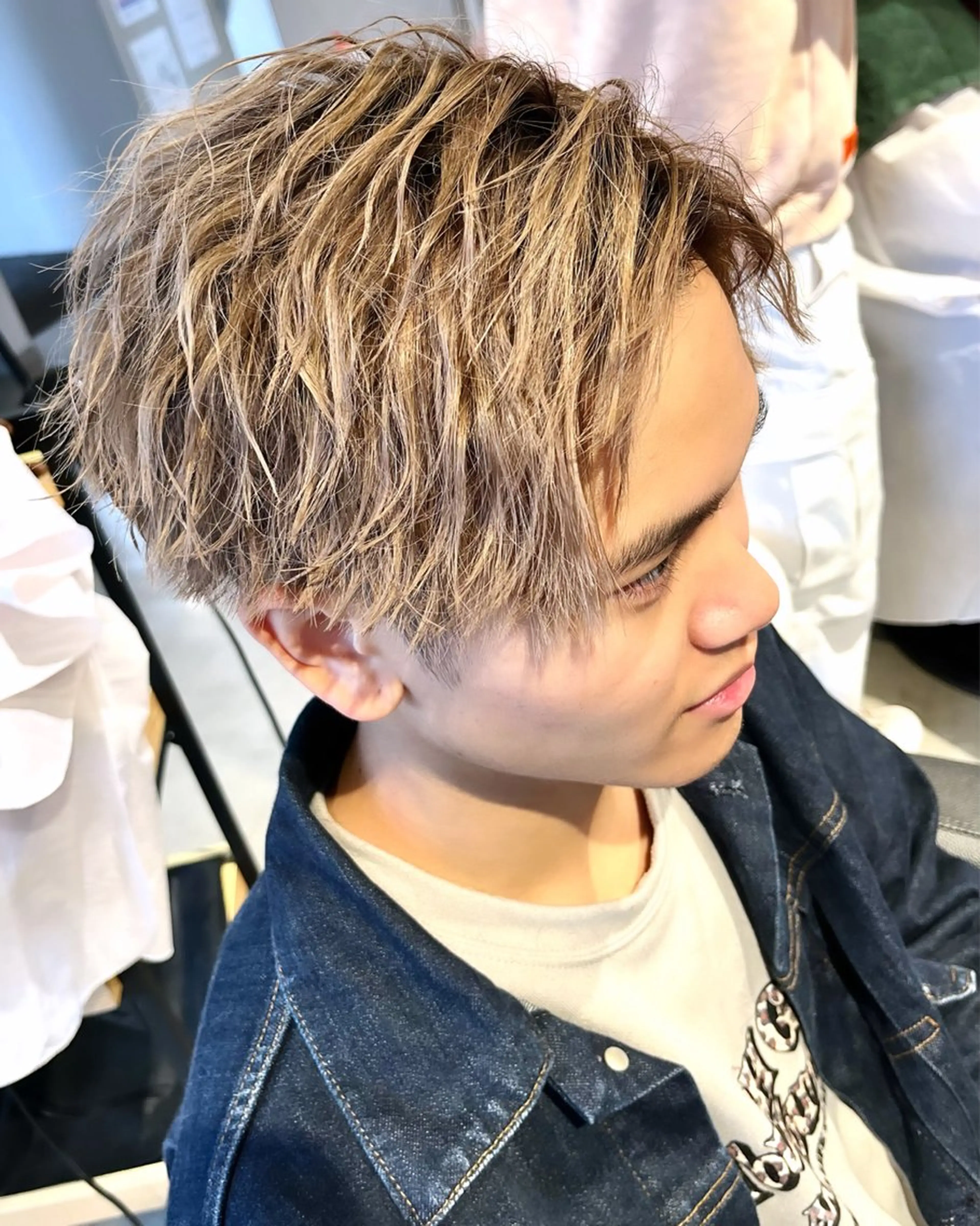 ショート カラー メンズ APREKO RIKUのヘアスタイル