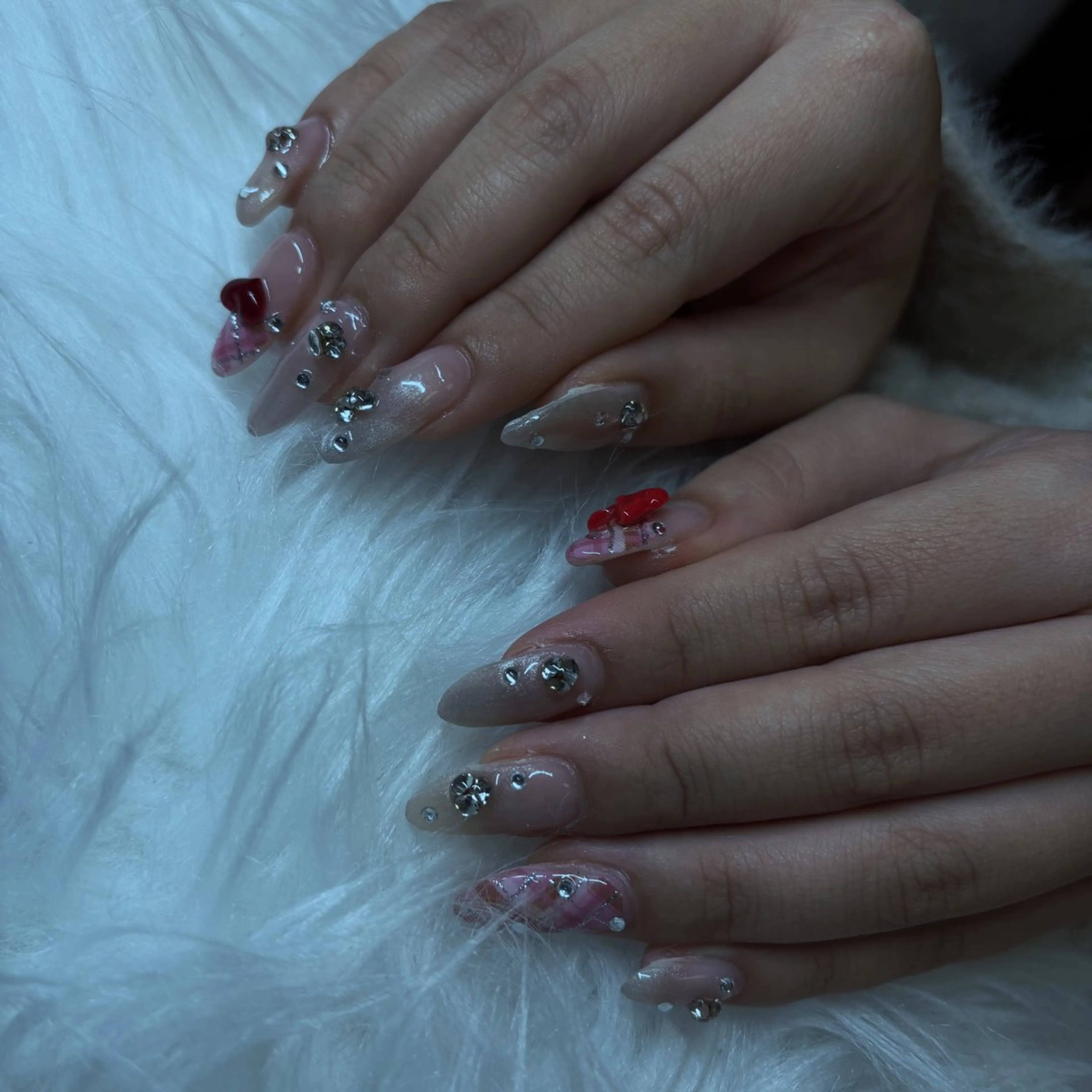 ネイル 長さ出し 持ち込み 冬ネイル ハンドネイル vante_aimi .パラジェル取扱店のネイルデザイン