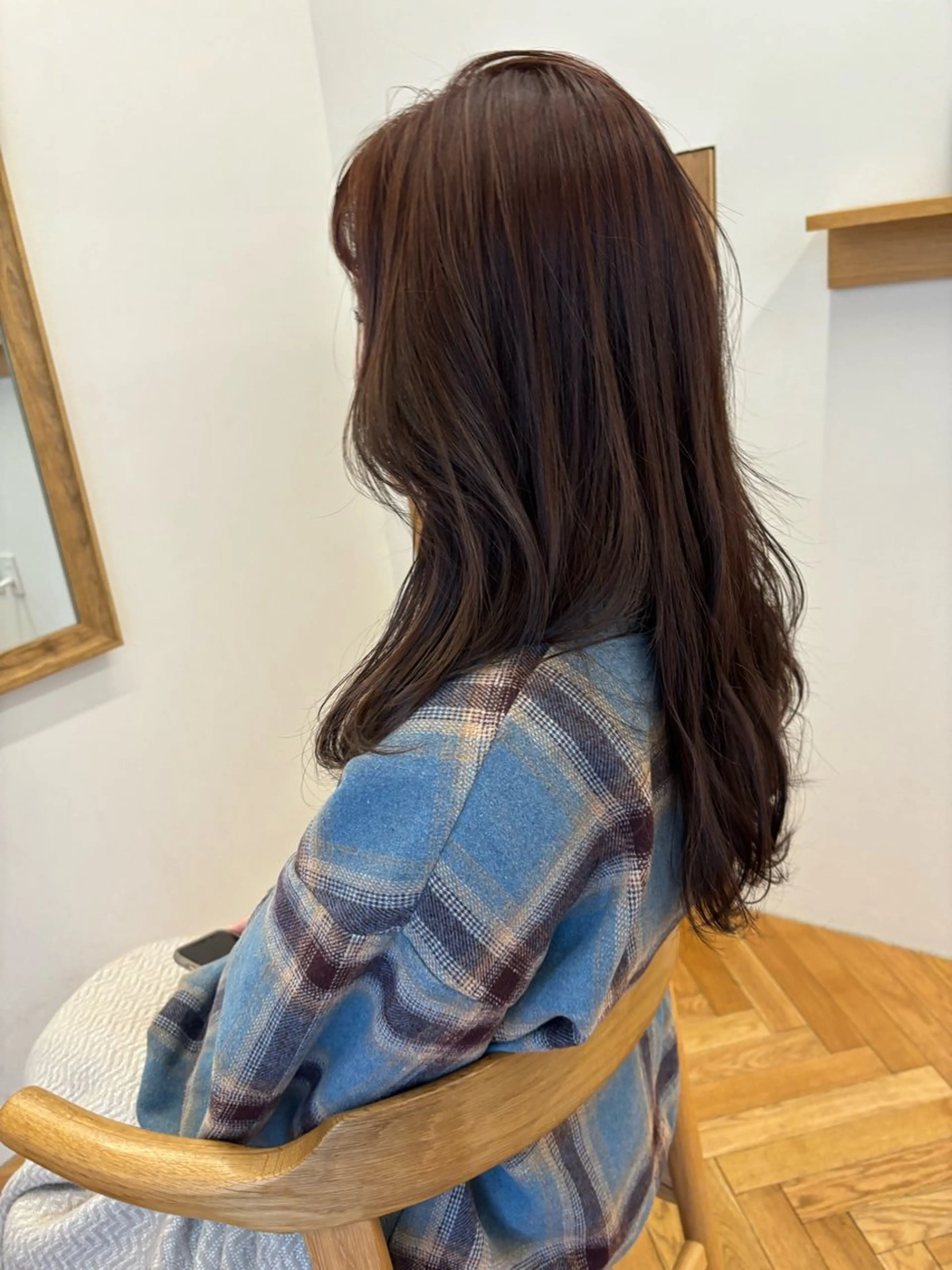 ロング カラー ブラウンカラー ピンクカラー ピンクブラウン ヘアカラー 武田美空🐇 ボブ/暖色カラー🌷のヘアスタイル