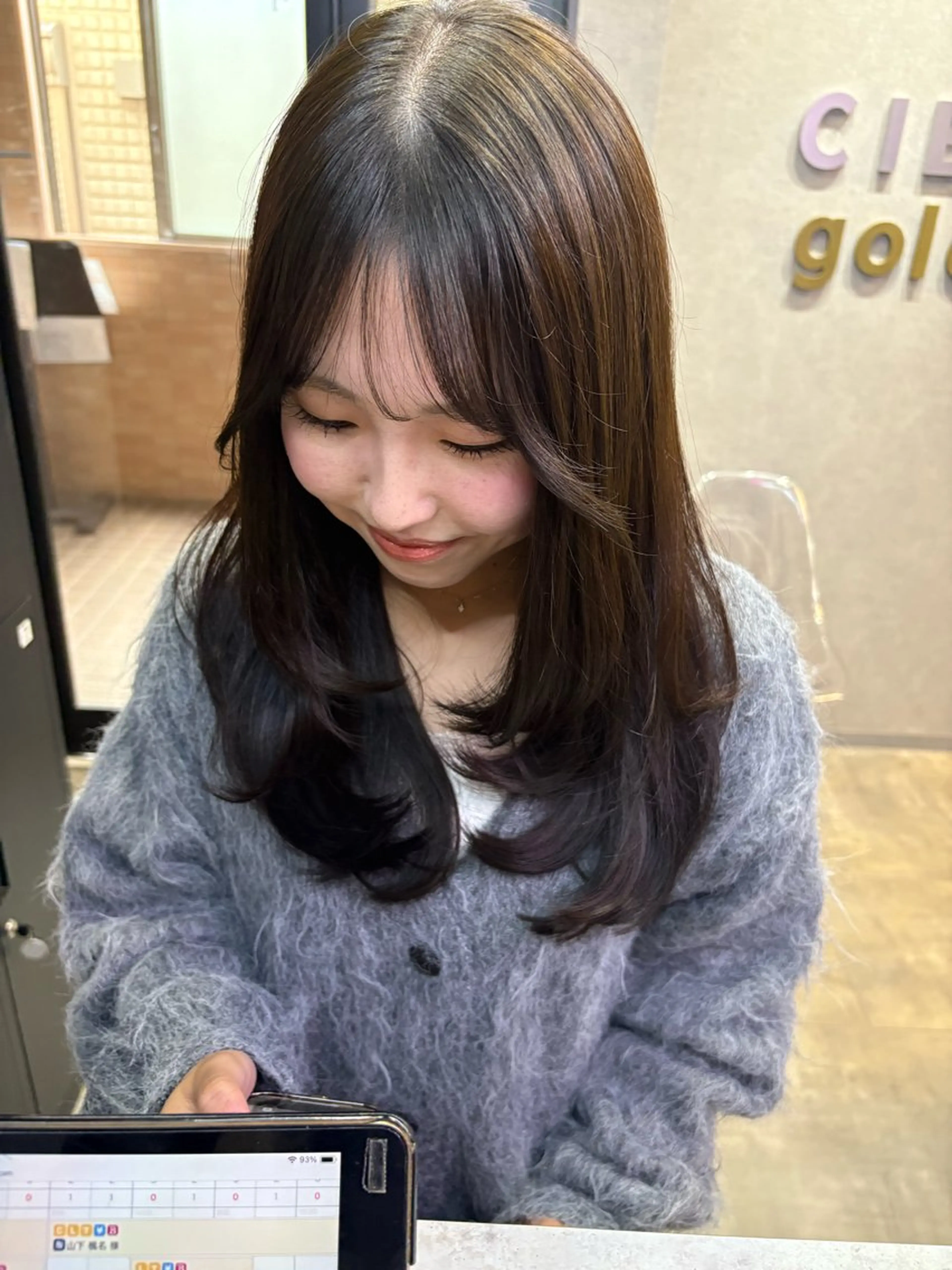 ロング カラー CIEN gold所属・鈴木 朱音のヘアスタイル