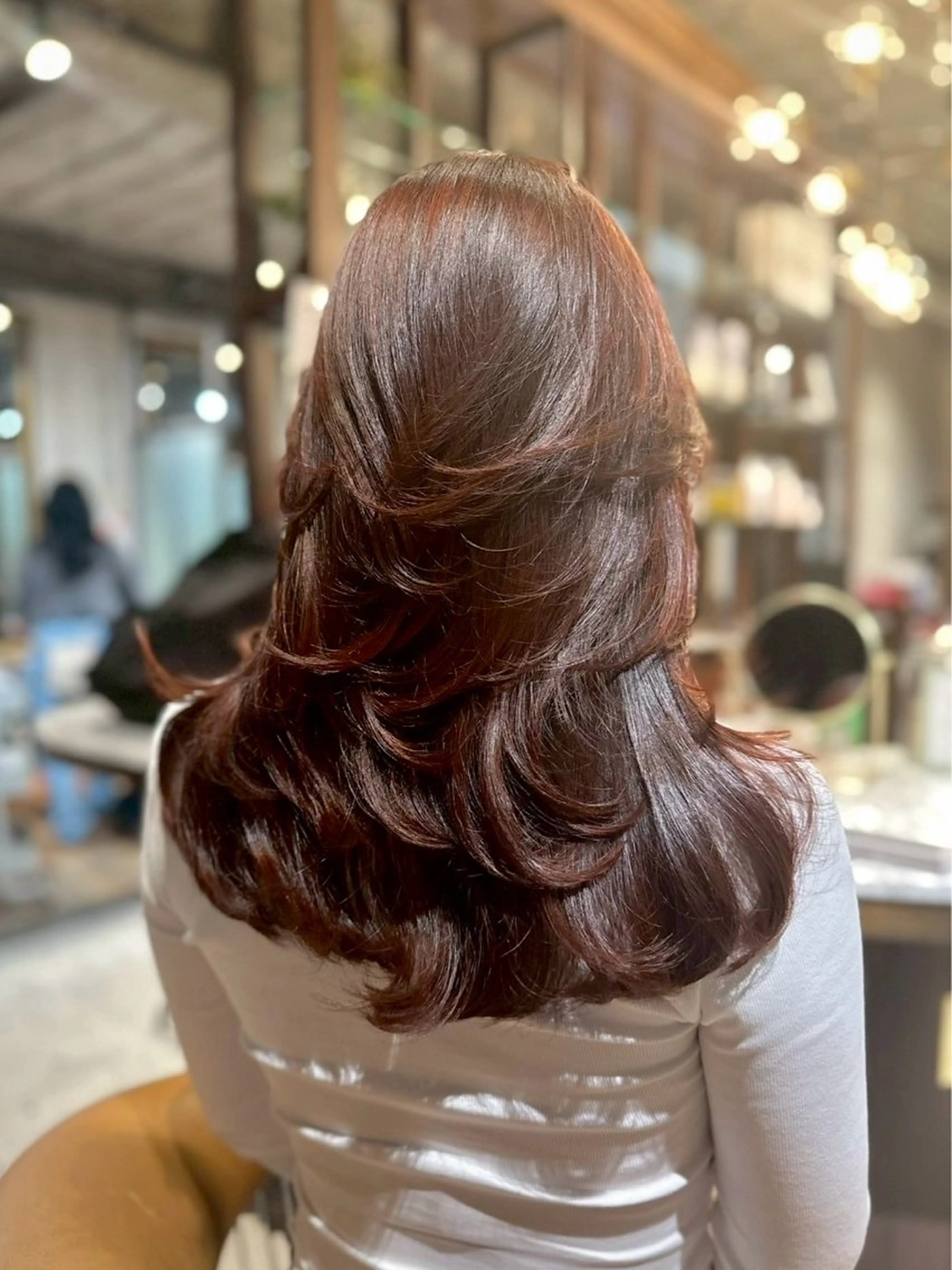 カラー ヘアカラー トリートメント Leverage広尾所属・透明感カラー/ ぷるぷる髪質改善💖のヘアスタイル