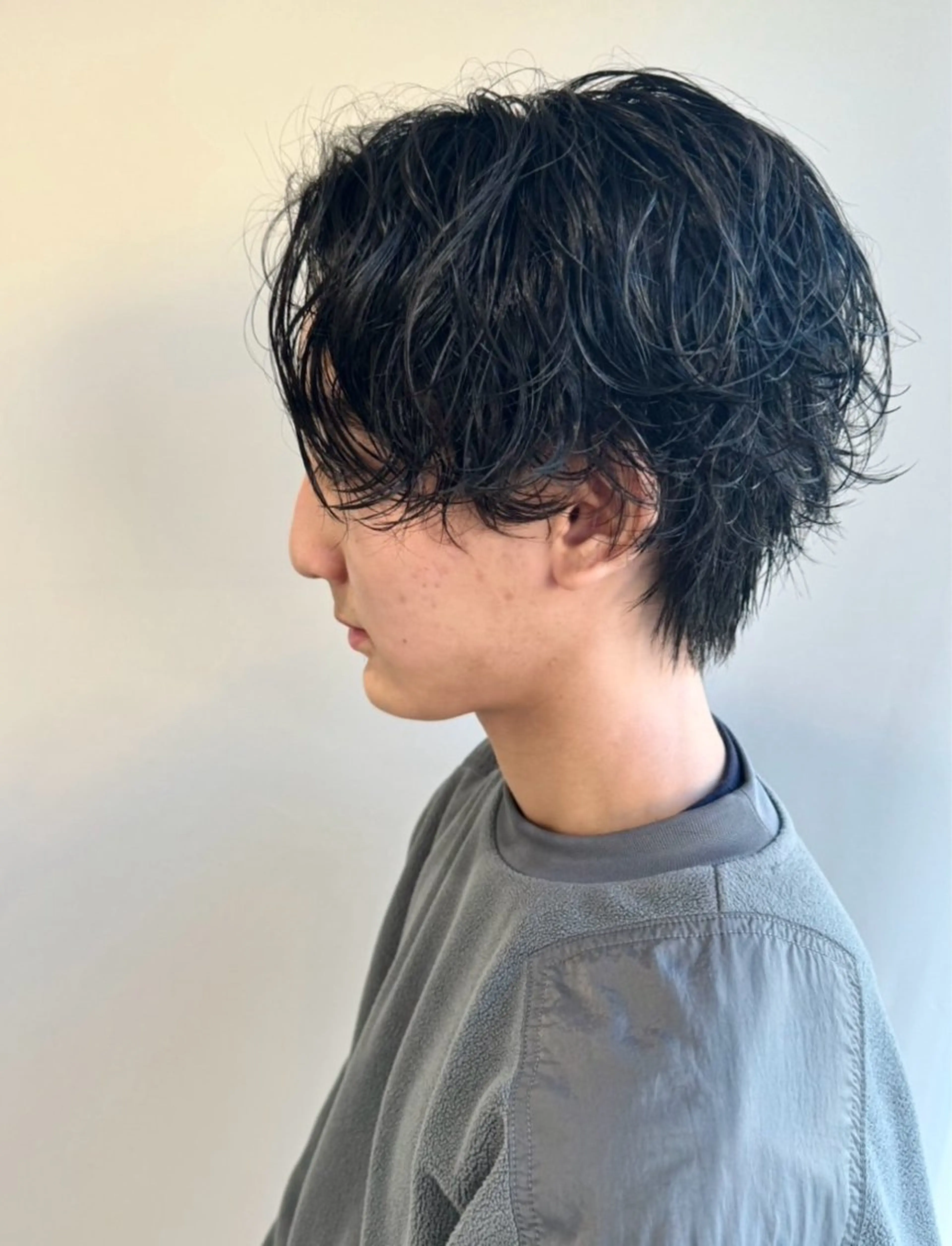 パーマ メンズ 壽真央 /ブリーチカラーのヘアスタイル