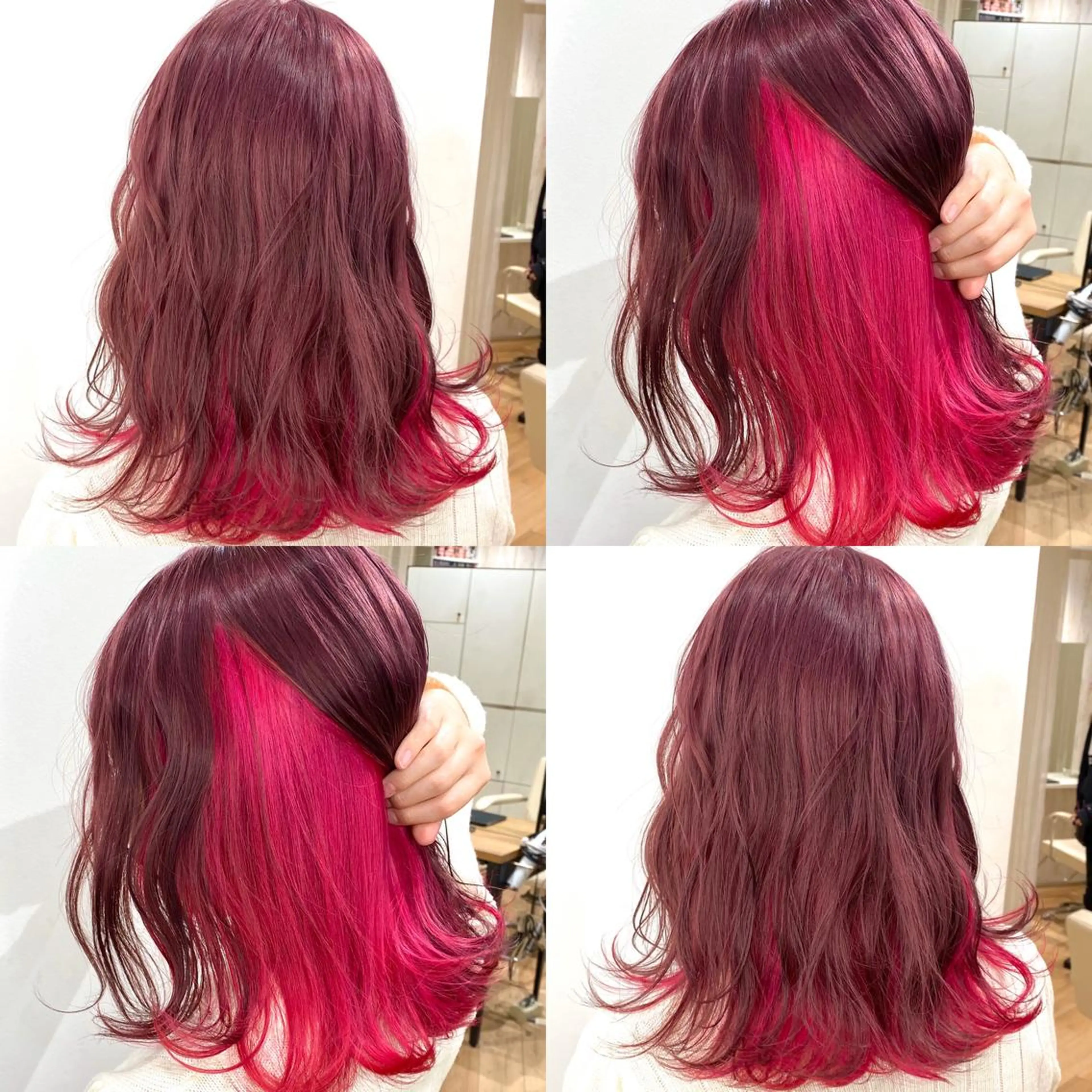 ミディアム カラー  渡部 妃月のヘアスタイル