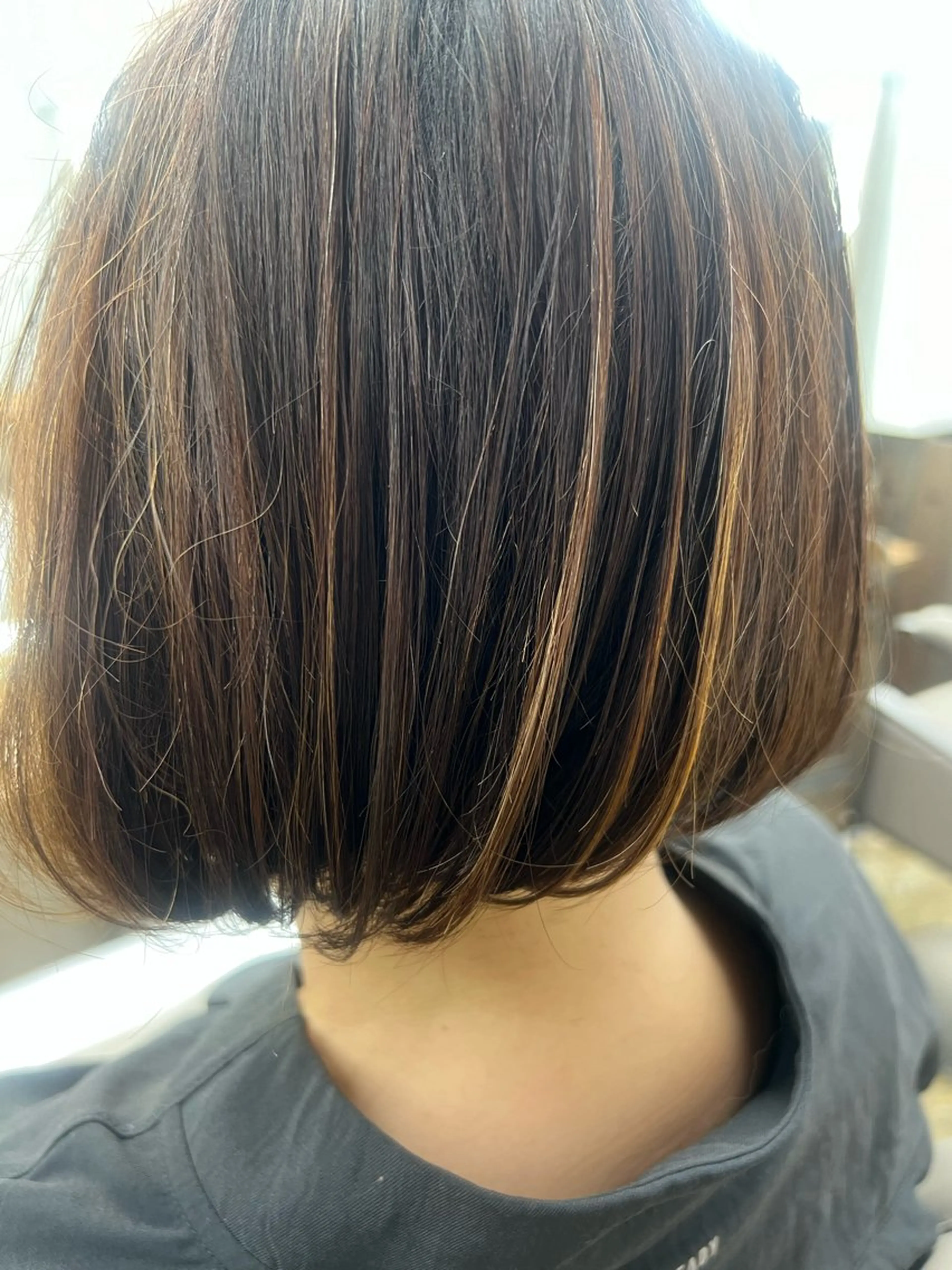 ミディアム どす こいのヘアスタイル