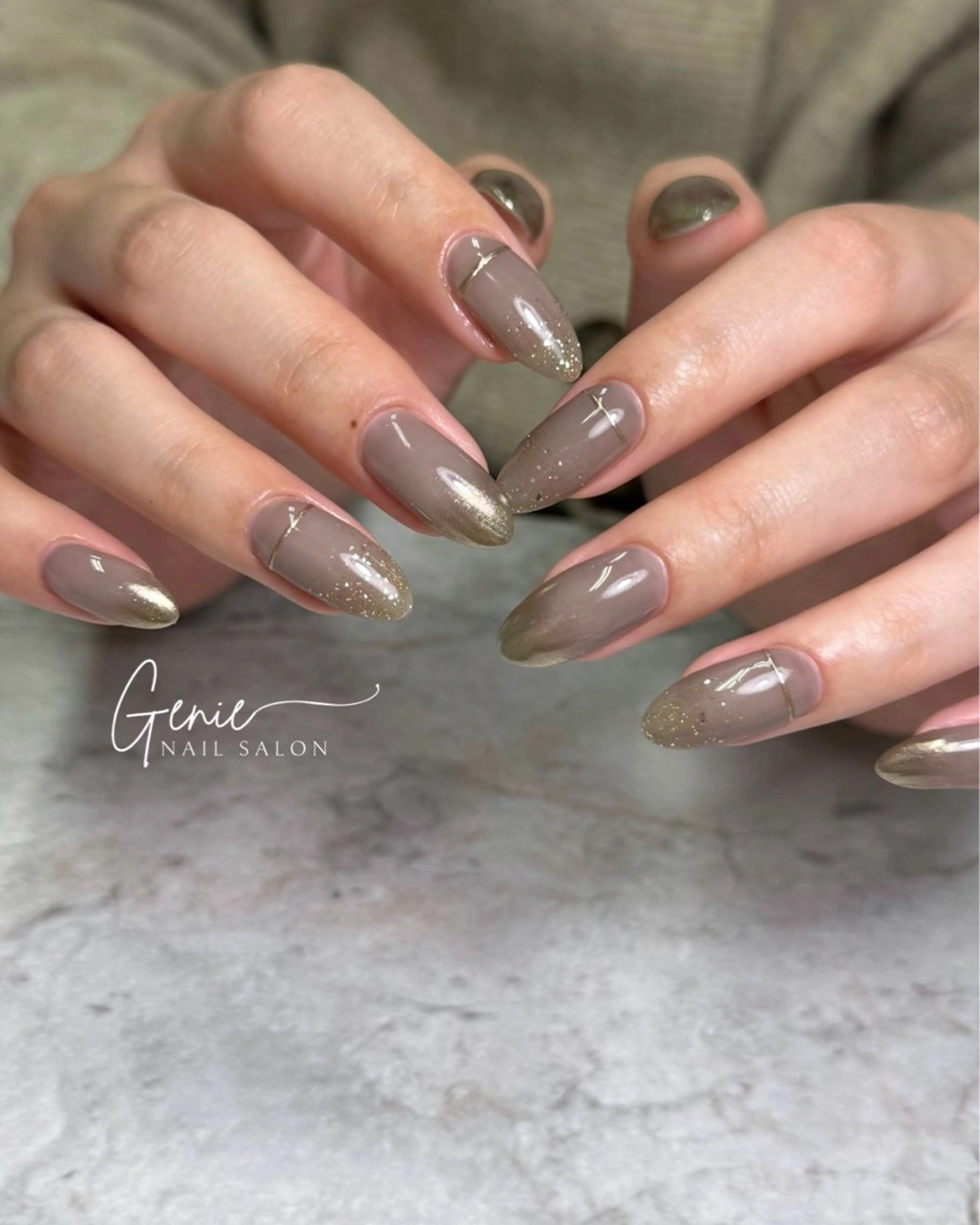 ネイル ニュアンスネイル ハンドネイル Nail salon Genie所属・Nail salon Genieのネイルデザイン