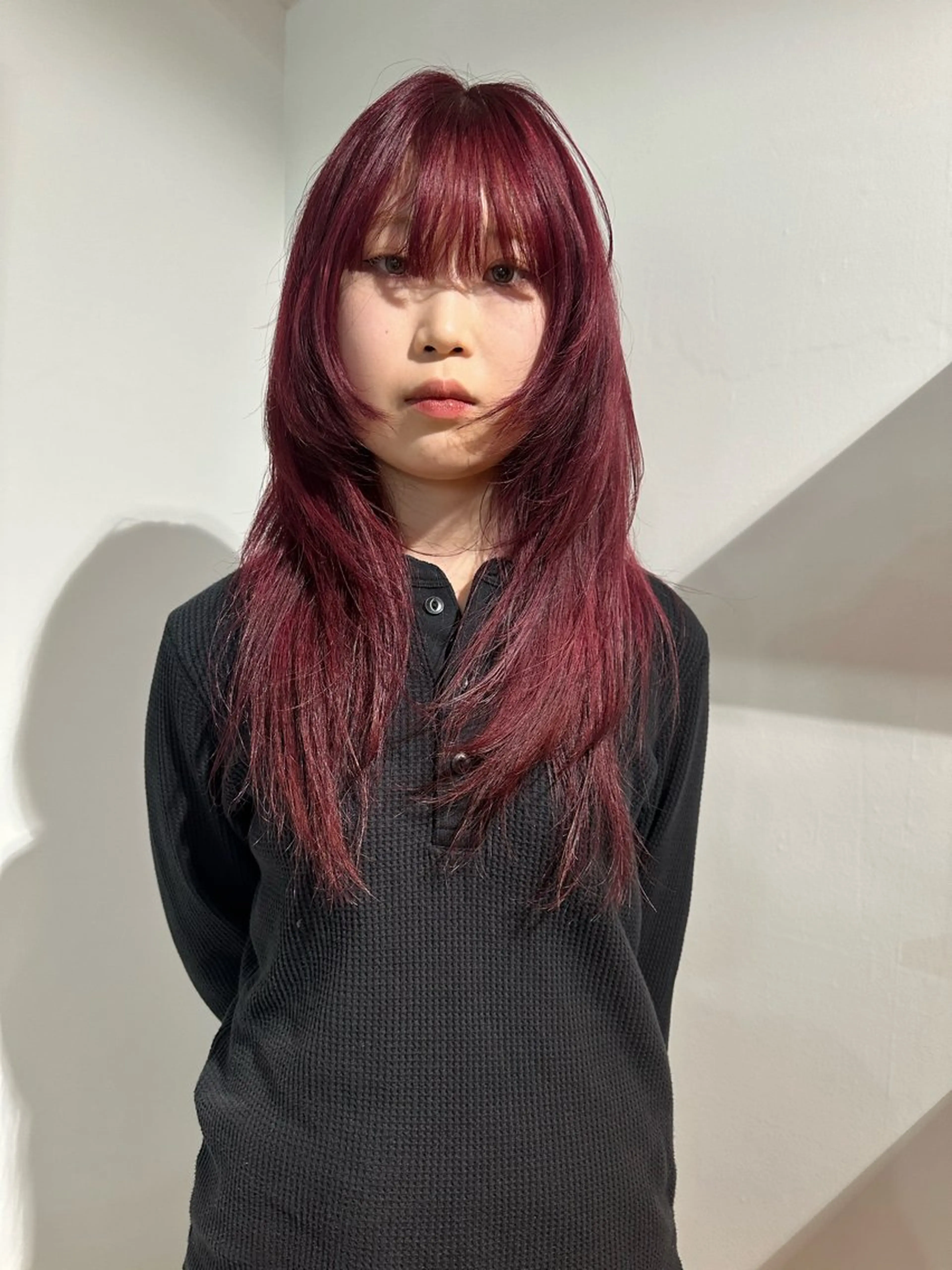 セミロング カラー カット ヘアカラー 🎀オイダイラ モモカ🎀のヘアスタイル