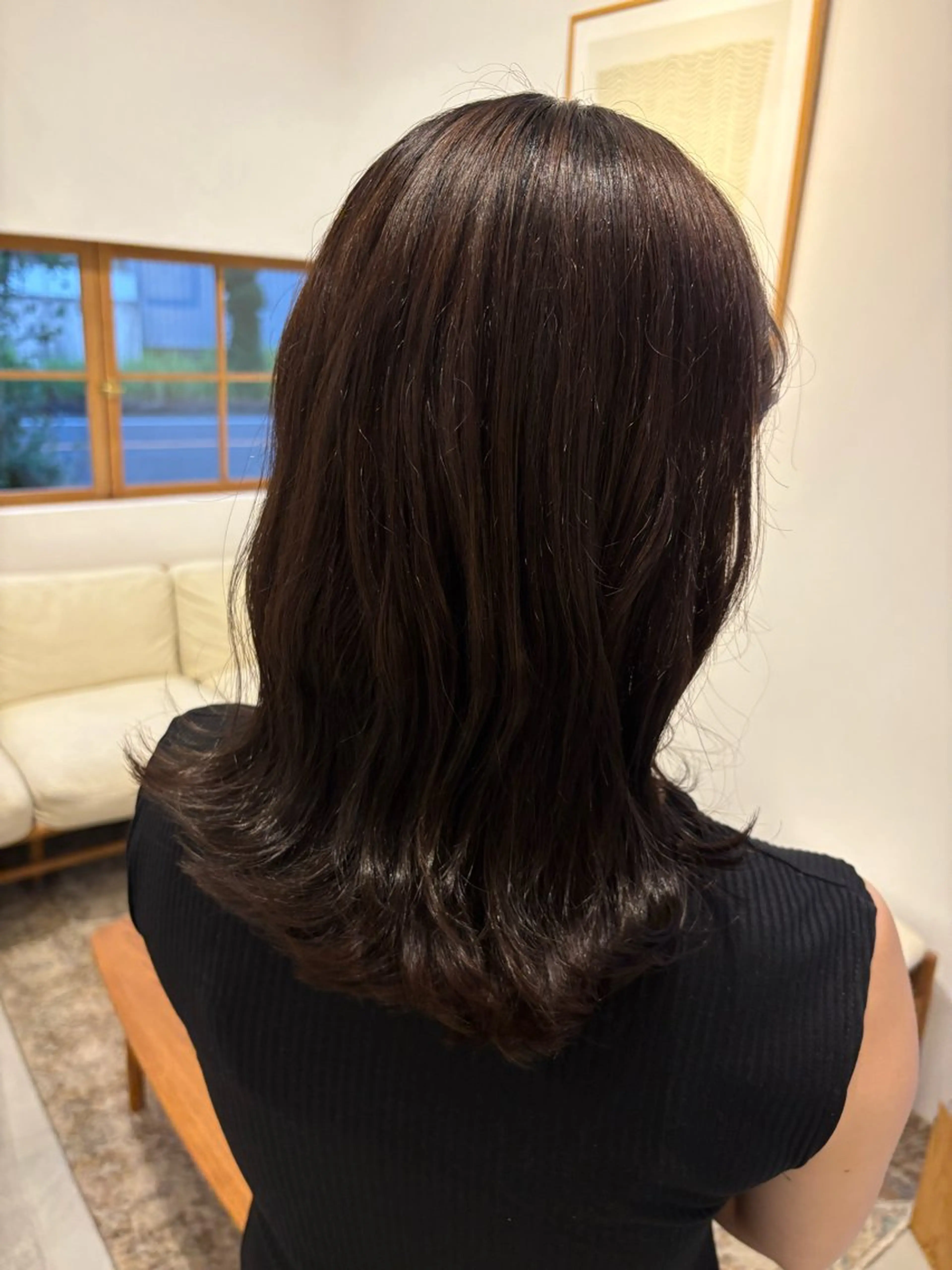 ミディアム カラー mikke所属・shiozaki izumiのヘアスタイル