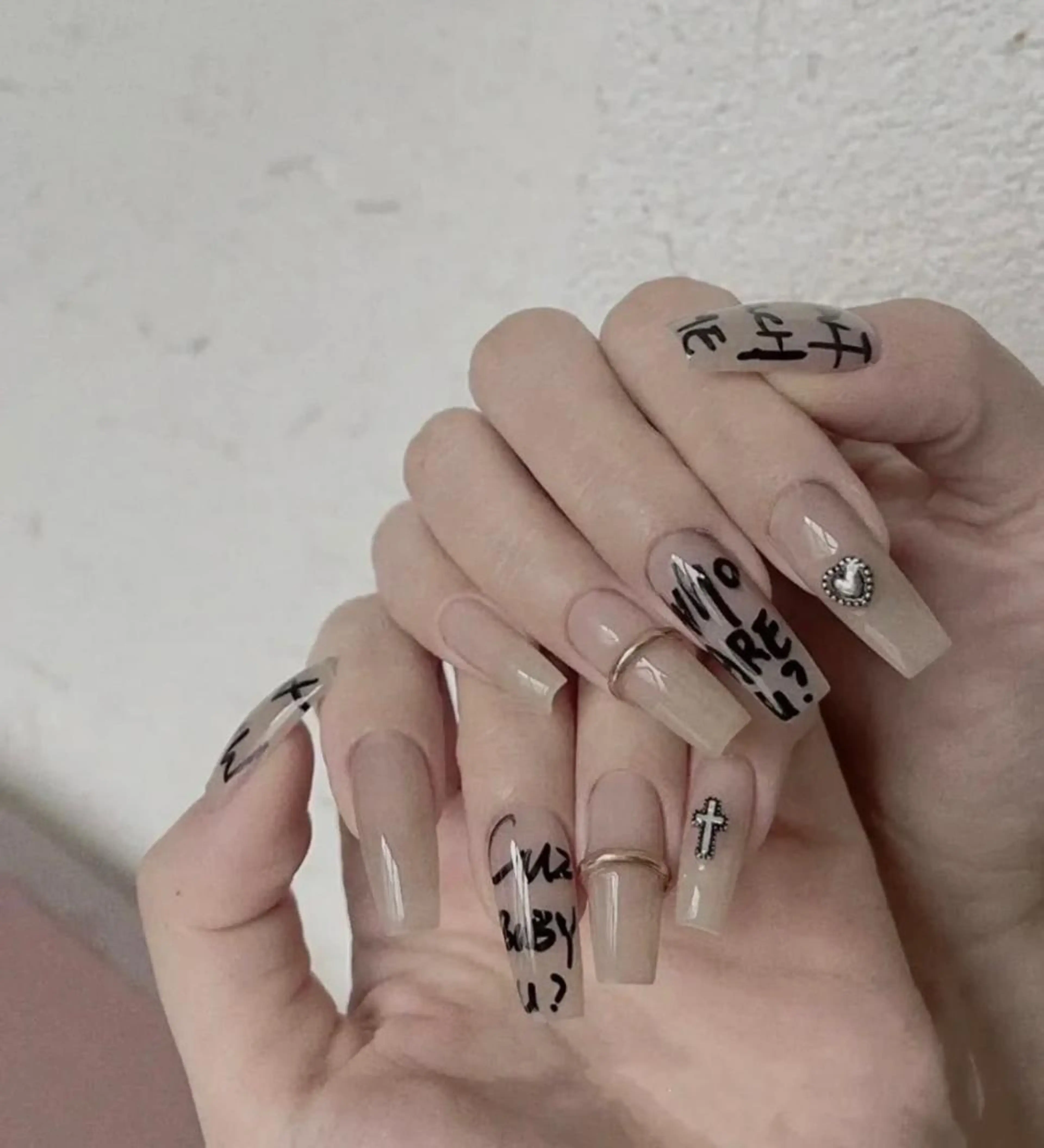 ネイル ハンドネイル 長さだし専門店 M2　rikaのネイルデザイン