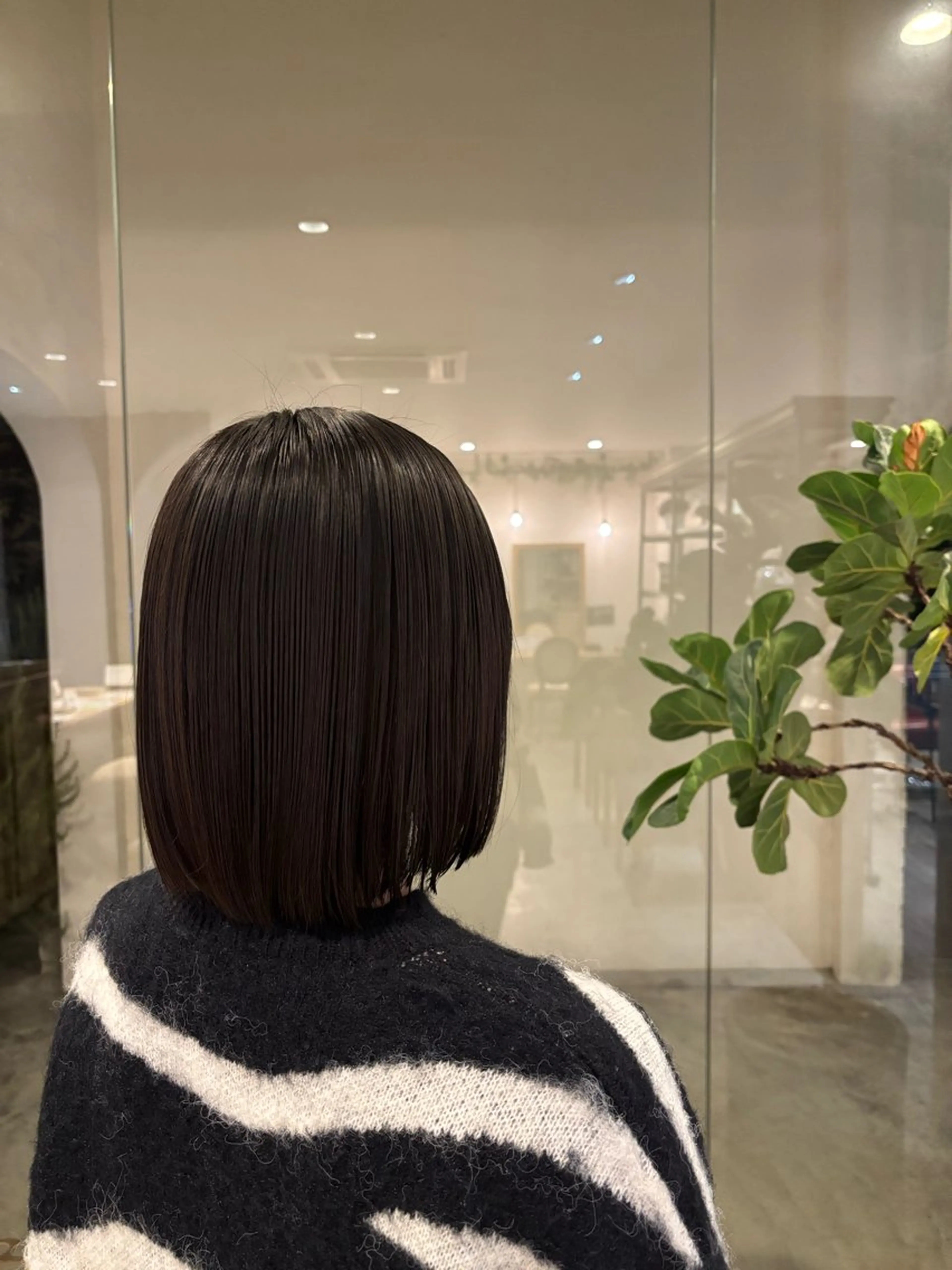 ショート 縮毛矯正 河田 綺香のヘアスタイル