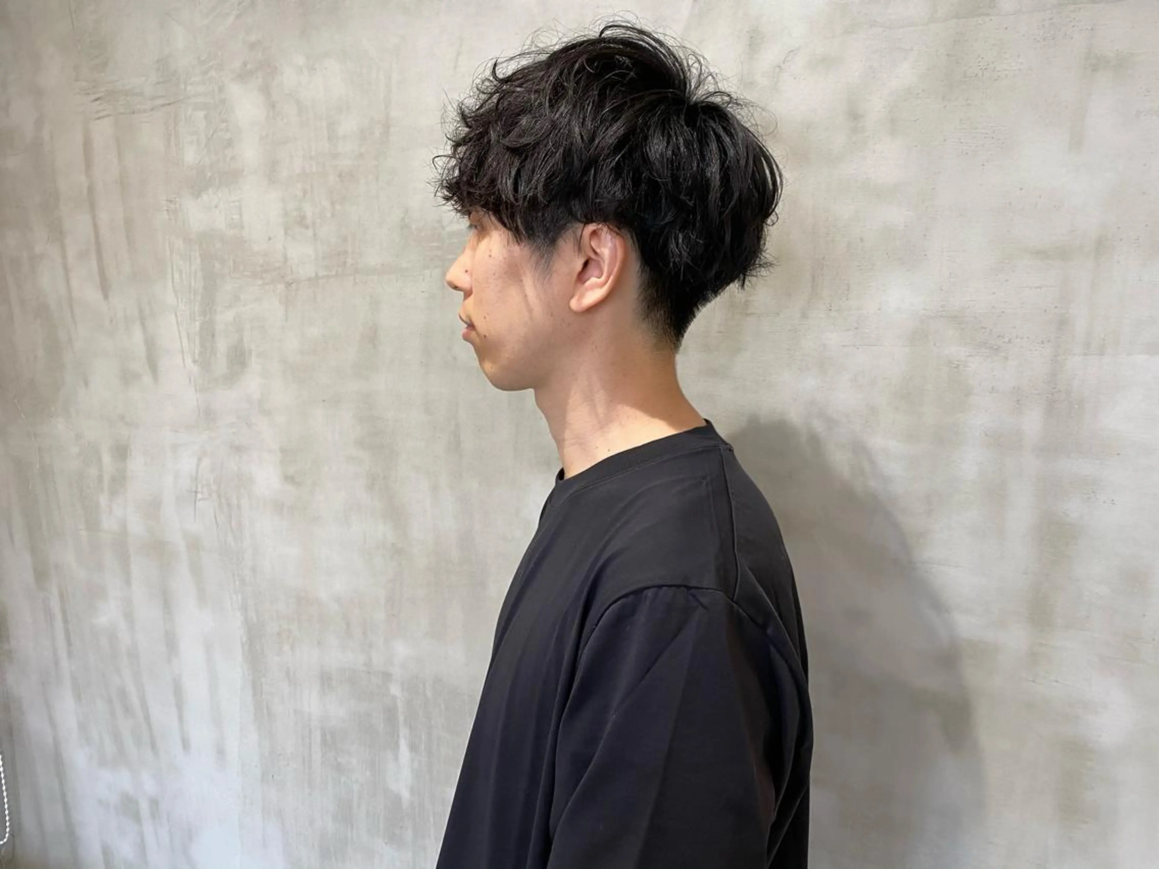 ショート パーマ メンズ カット パーマ トリートメント ill副店長 立和田純也のヘアスタイル