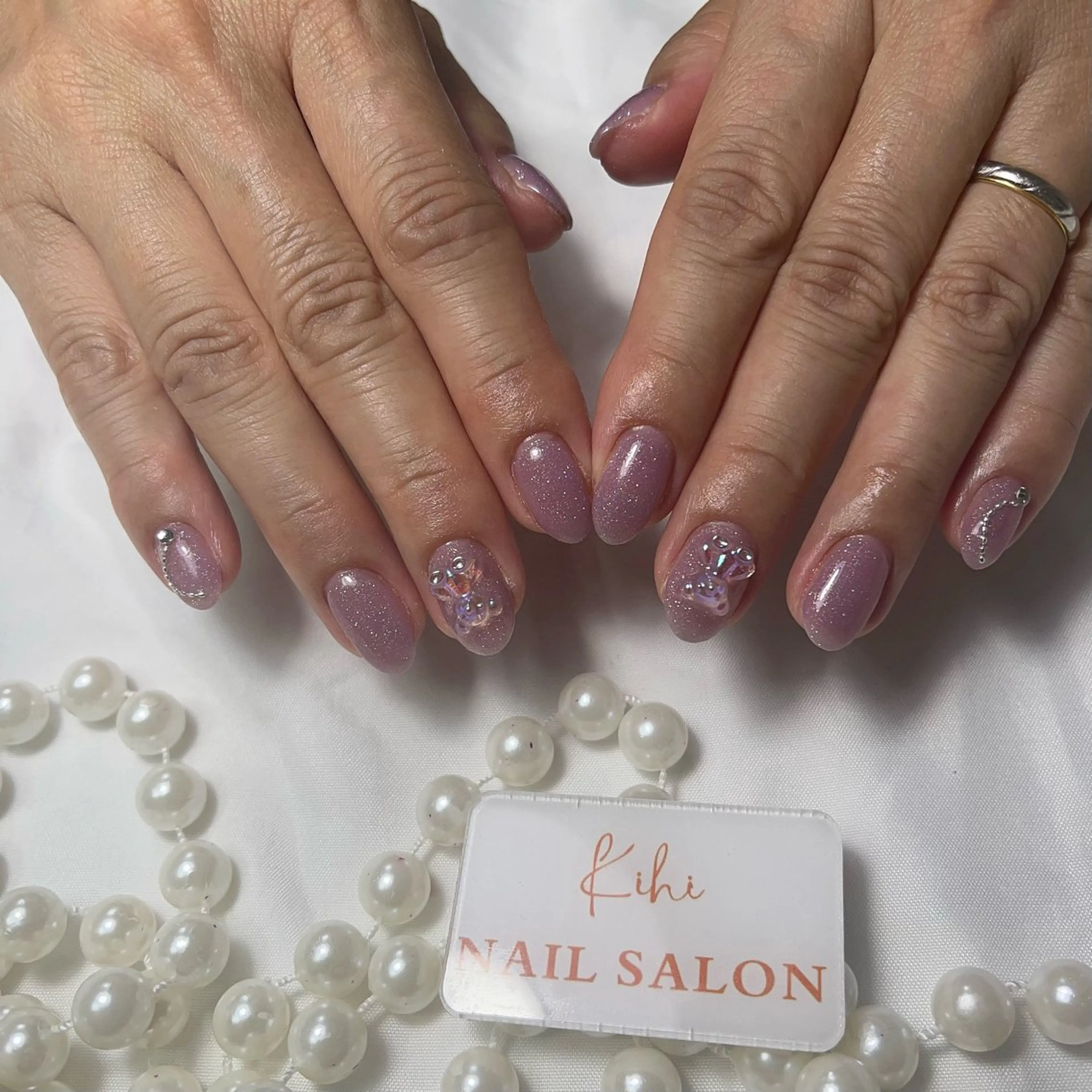 ネイル アートネイル フレンチネイル ジェルネイル グラデーション 韓国ネイル ハンドネイル ハンドケア さくら💮💮 【オフ無料】のネイルデザイン