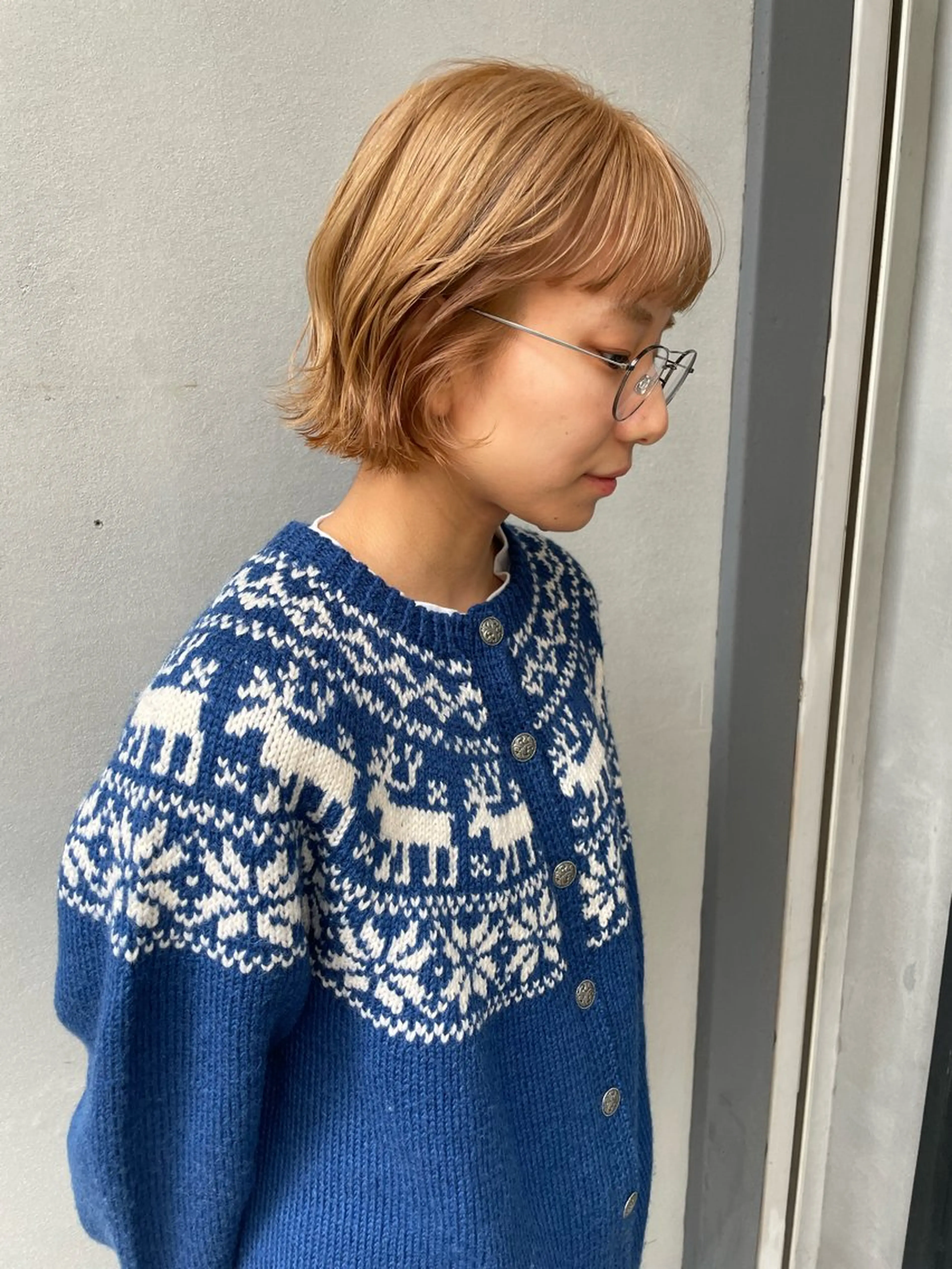 ハナ🌼 梅田/ボブ/パーマのヘアスタイル