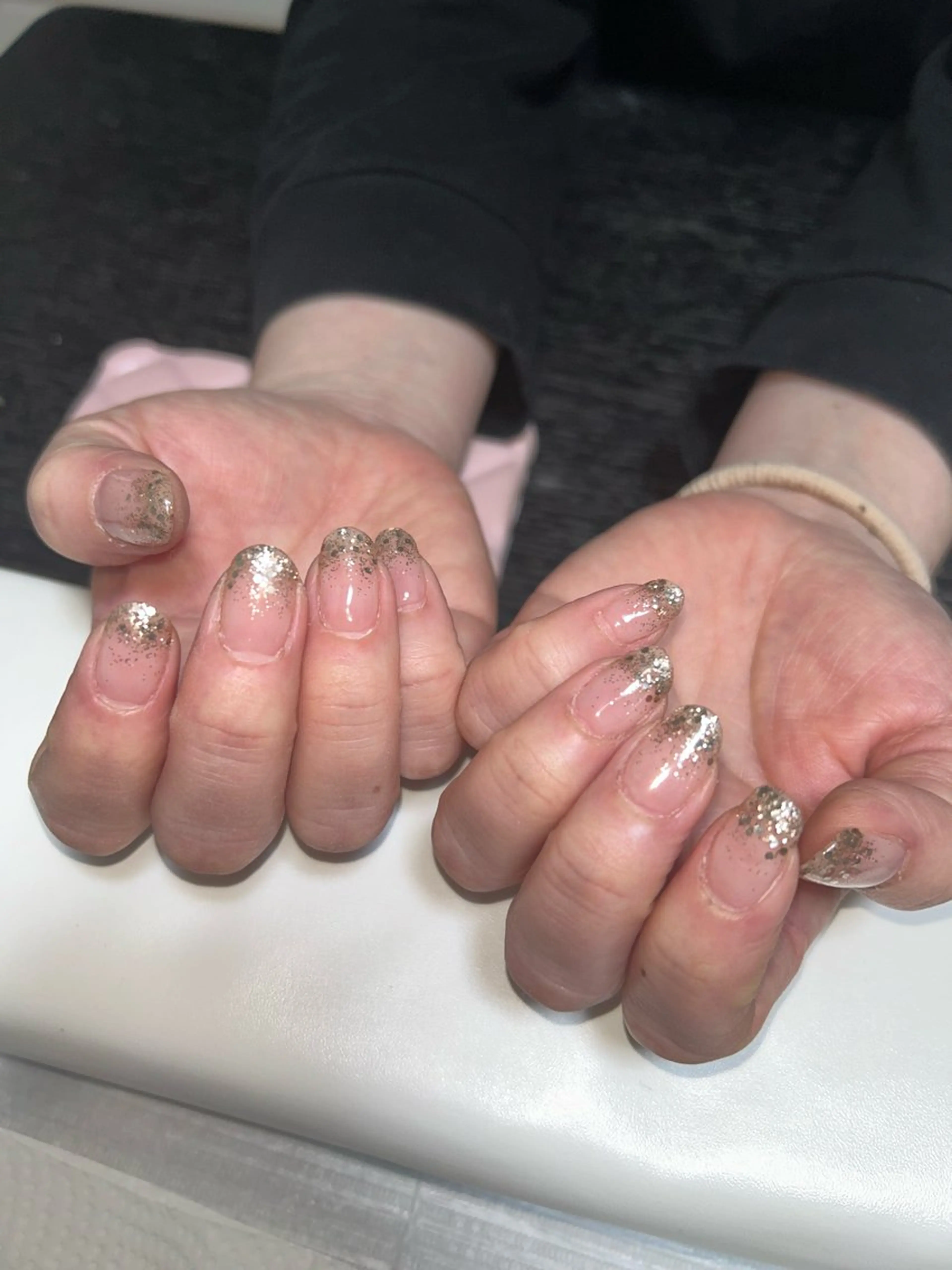 ネイル ラメ(グリッター) ラメグラデーション ネイルサロン＆スクール GINA所属・池田 みくのネイルデザイン