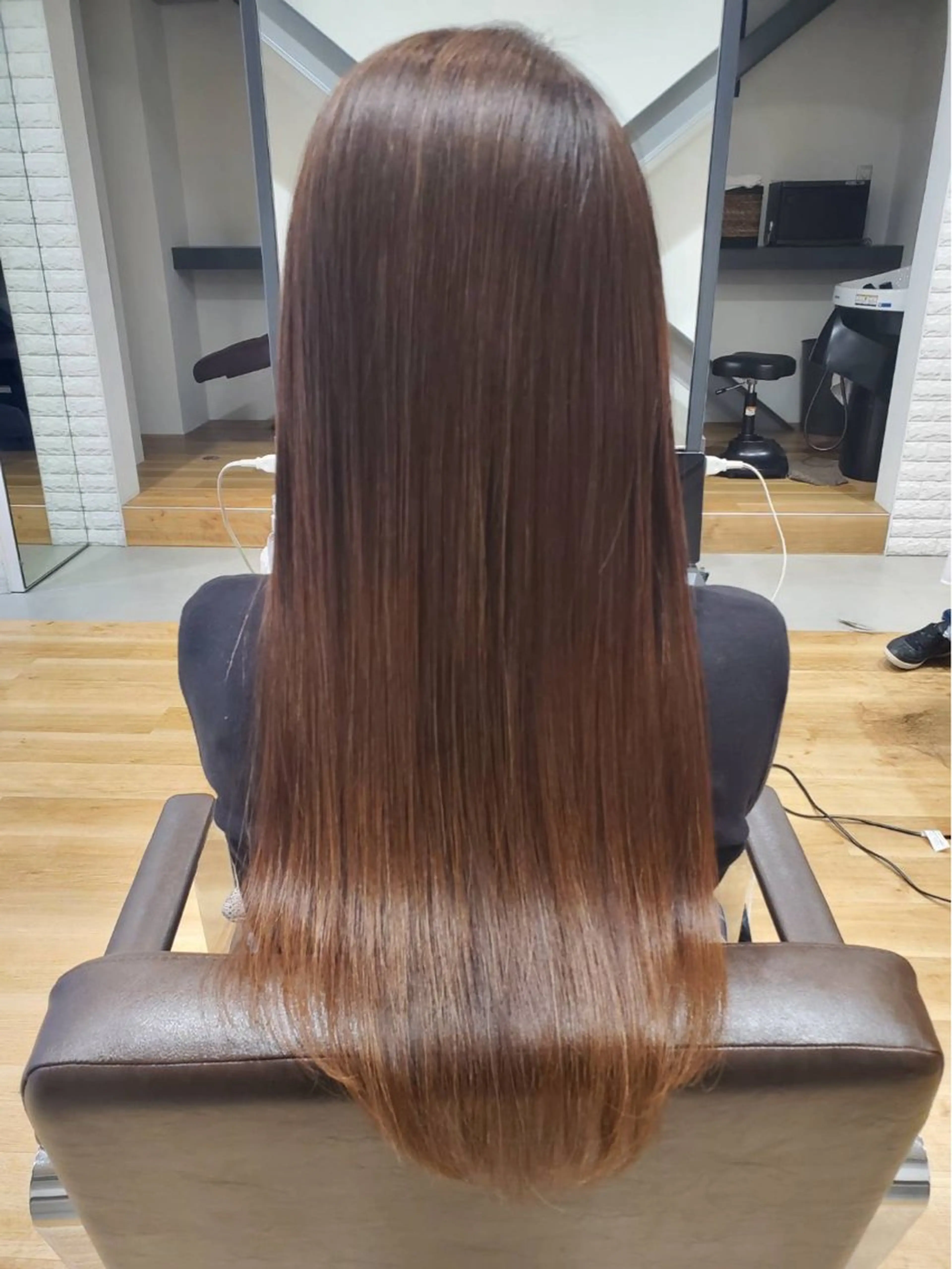 🍎髪質改善🍎カット+ミネコラトリートメント+リンゴ幹細胞+炭酸スパの写真