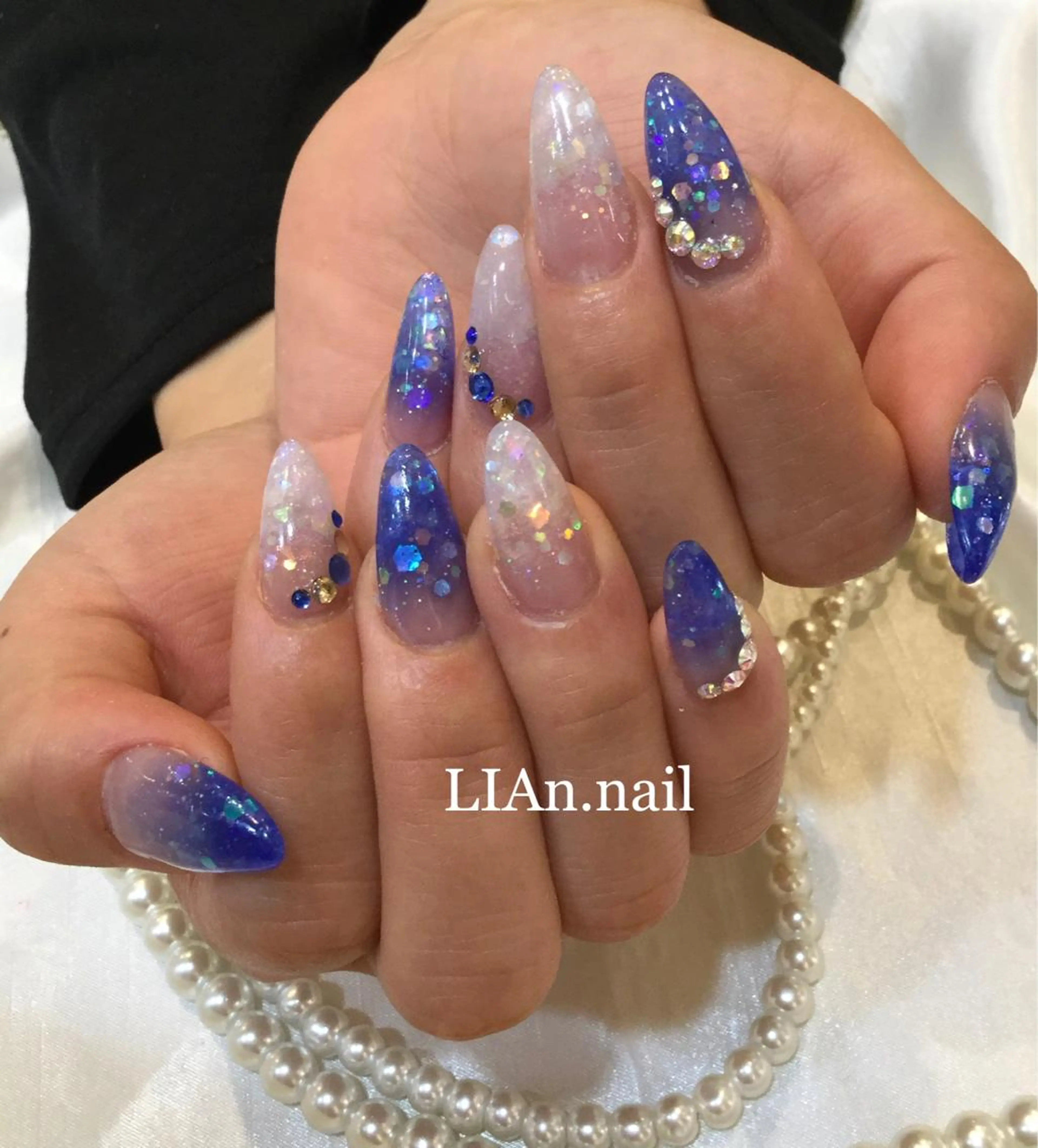 ネイル アートネイル スカルプネイル Lian nailのネイルデザイン