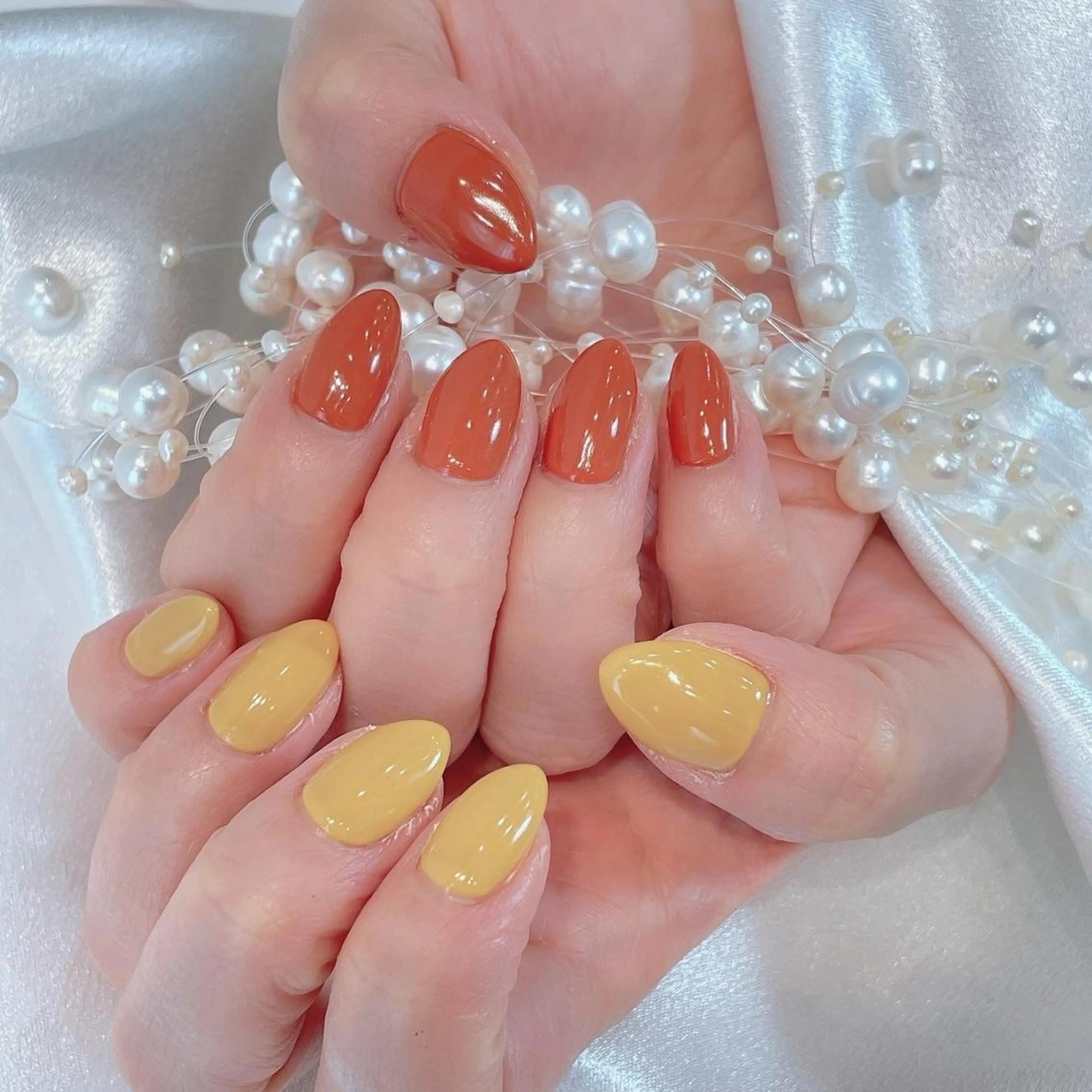 ネイル RAFFINE 月🦋🩵のネイルデザイン