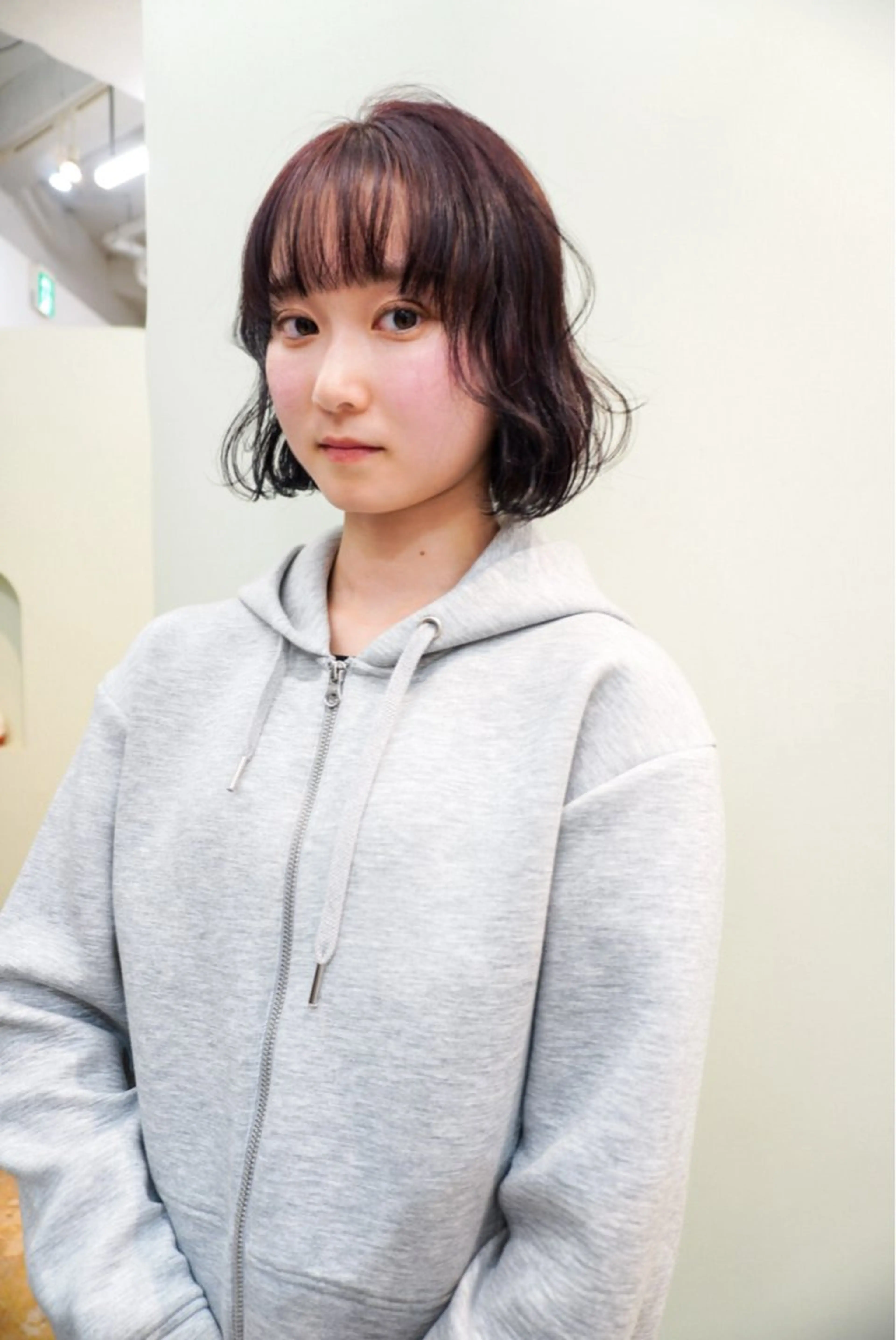 ミディアム カラー yew所属・名古屋カラーモデル/ 暖色カラー/リカのヘアスタイル