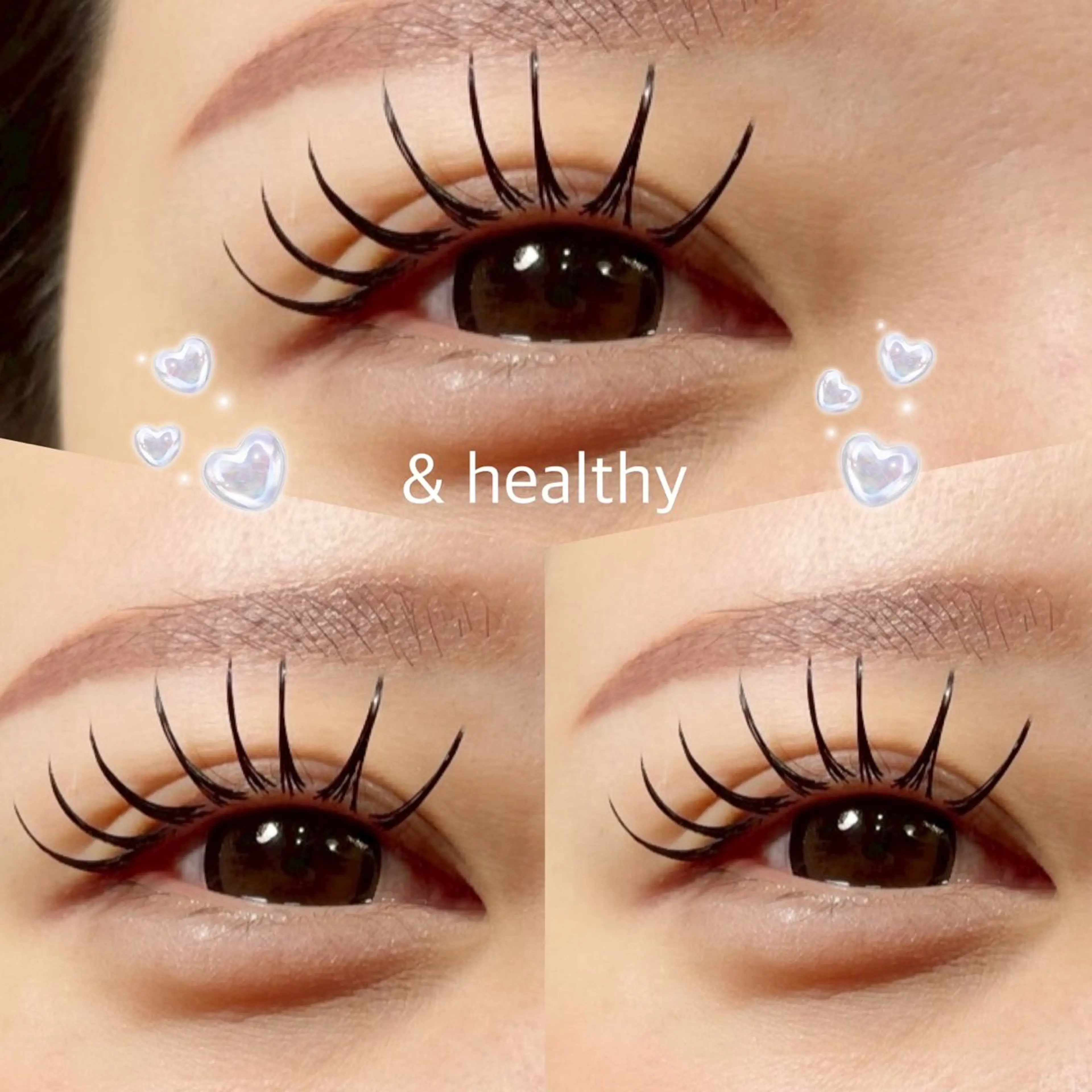 マツエク・マツパ 束感まつ毛 パリジェンヌラッシュリフト 下まつげエクステ 一重×まつ毛パーマ ワンホンマツエク マツエク Ysalon💖 eyelash かなのネイルデザイン