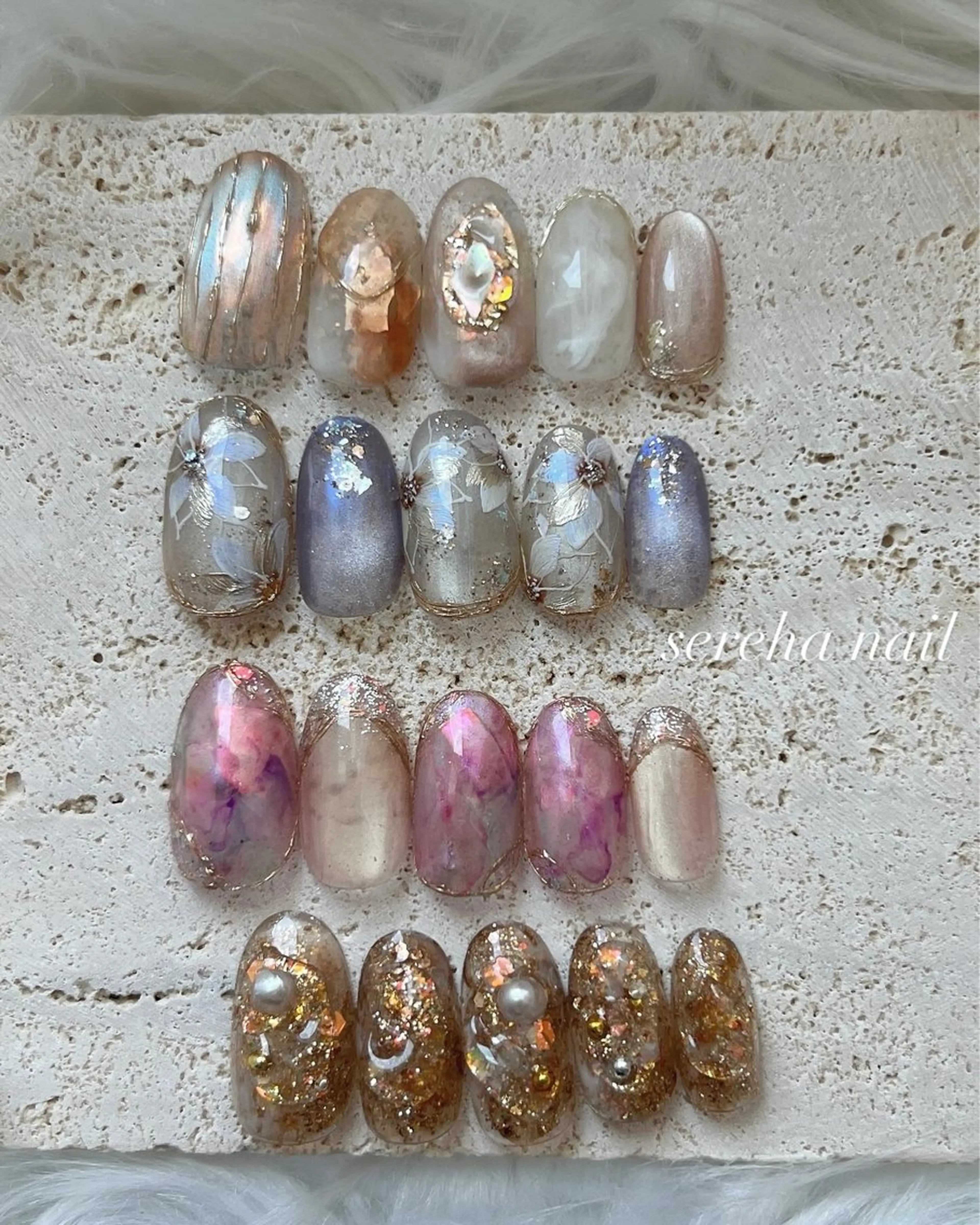 キャンペーンデザインネイル★月替わりのデザインになります。色変え、配置変えokの写真